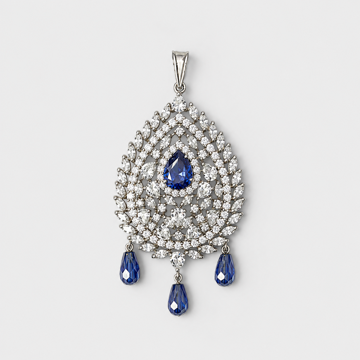 Sapphire Teardrop Set