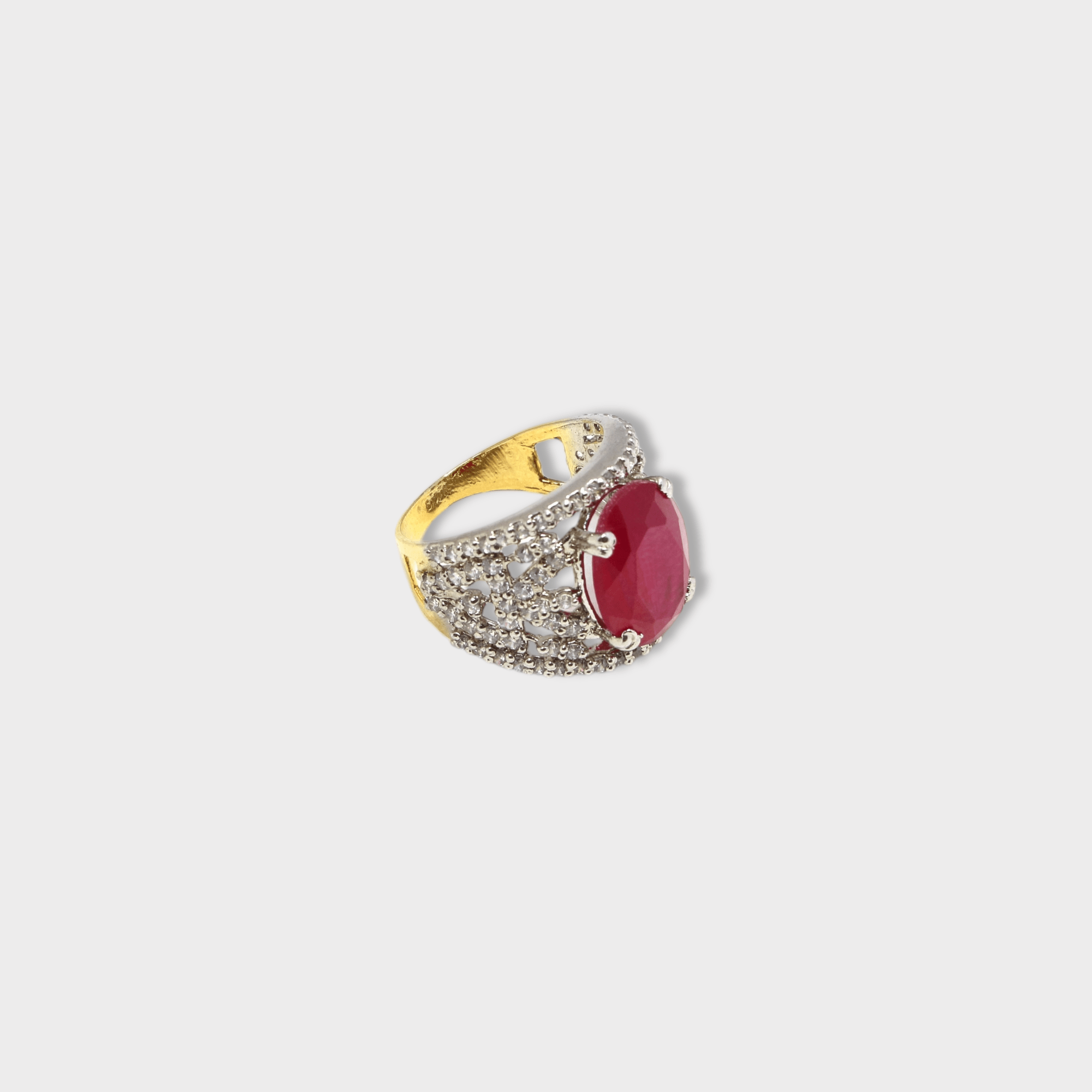 Blood Empress Ruby Ring - Monis Anas Jewellers