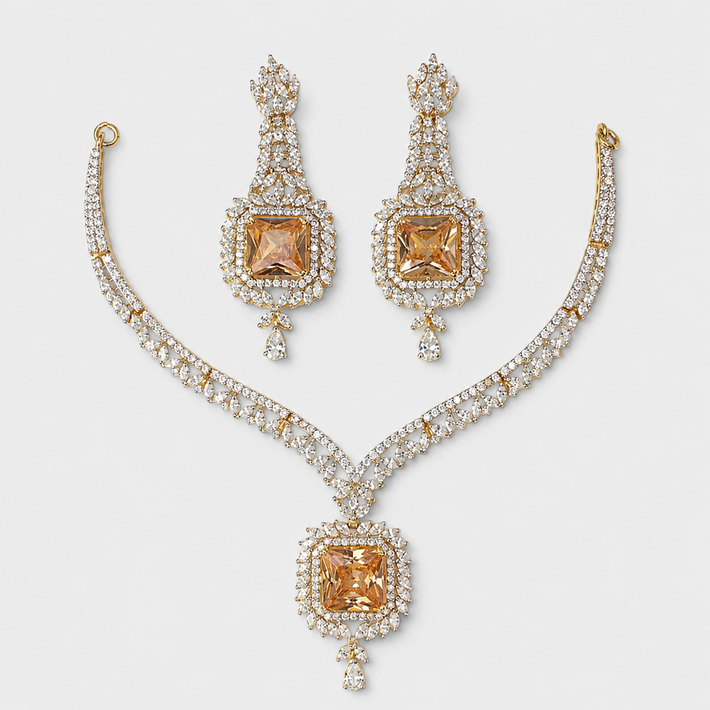 Golden Dusk Bridal Set