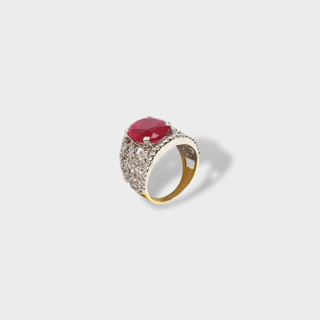 Blood Empress Ruby Ring - Monis Anas Jewellers