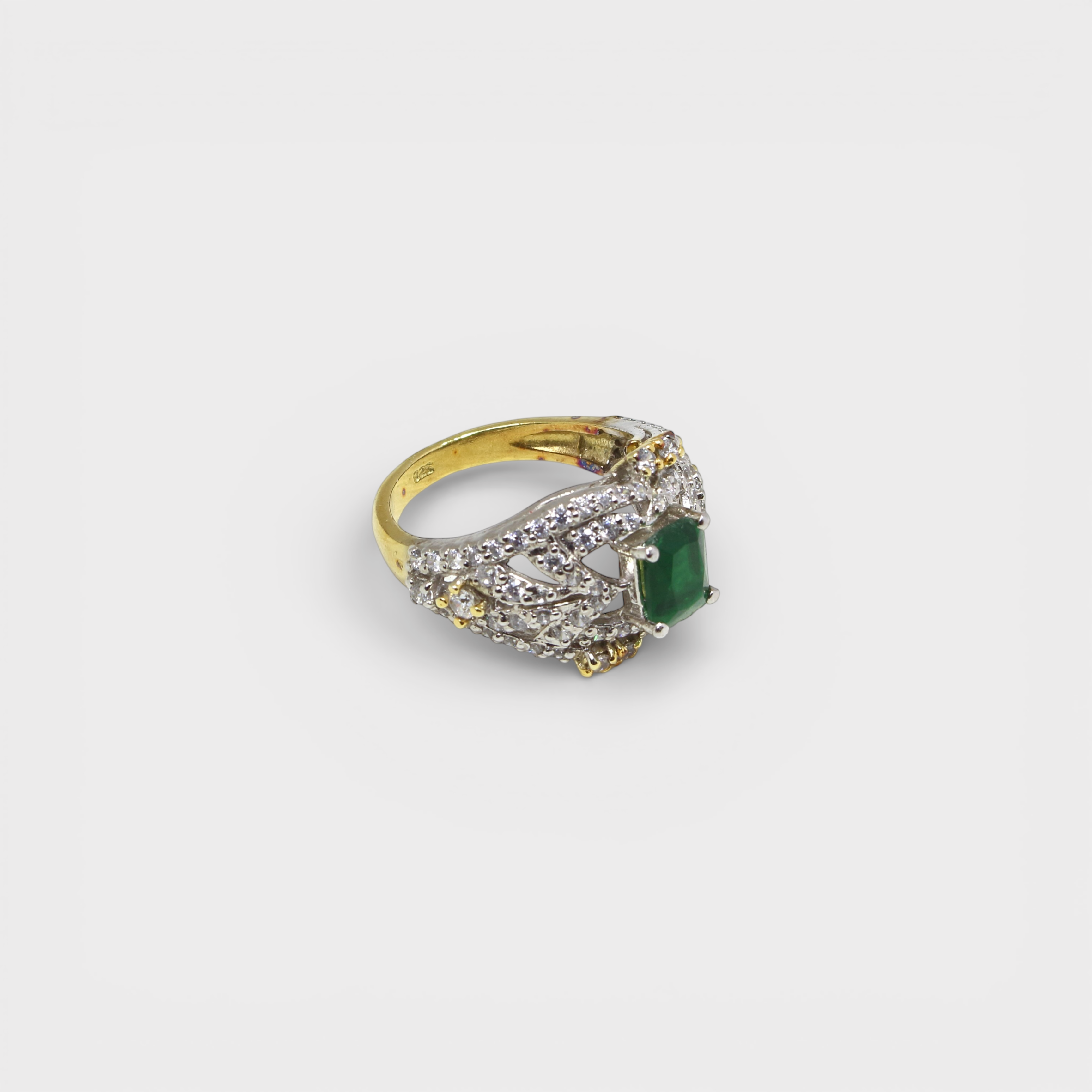 Emerald Enigma Ring