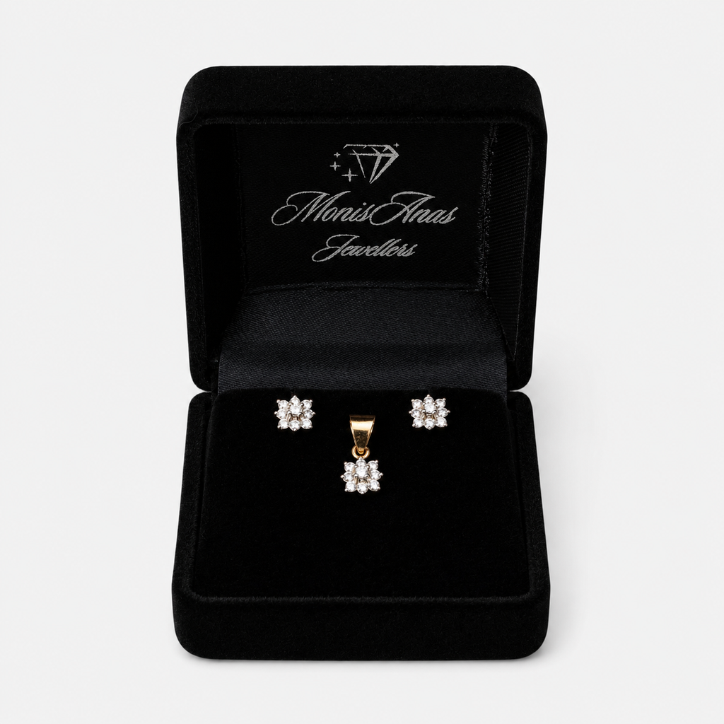 White Daisy Mini Set