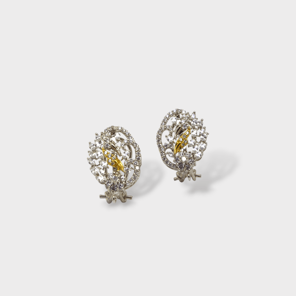 Crystal Comet Studs - Monis Anas Jewellers