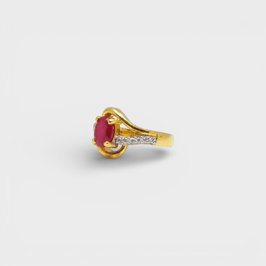 Ruby Twist Ring