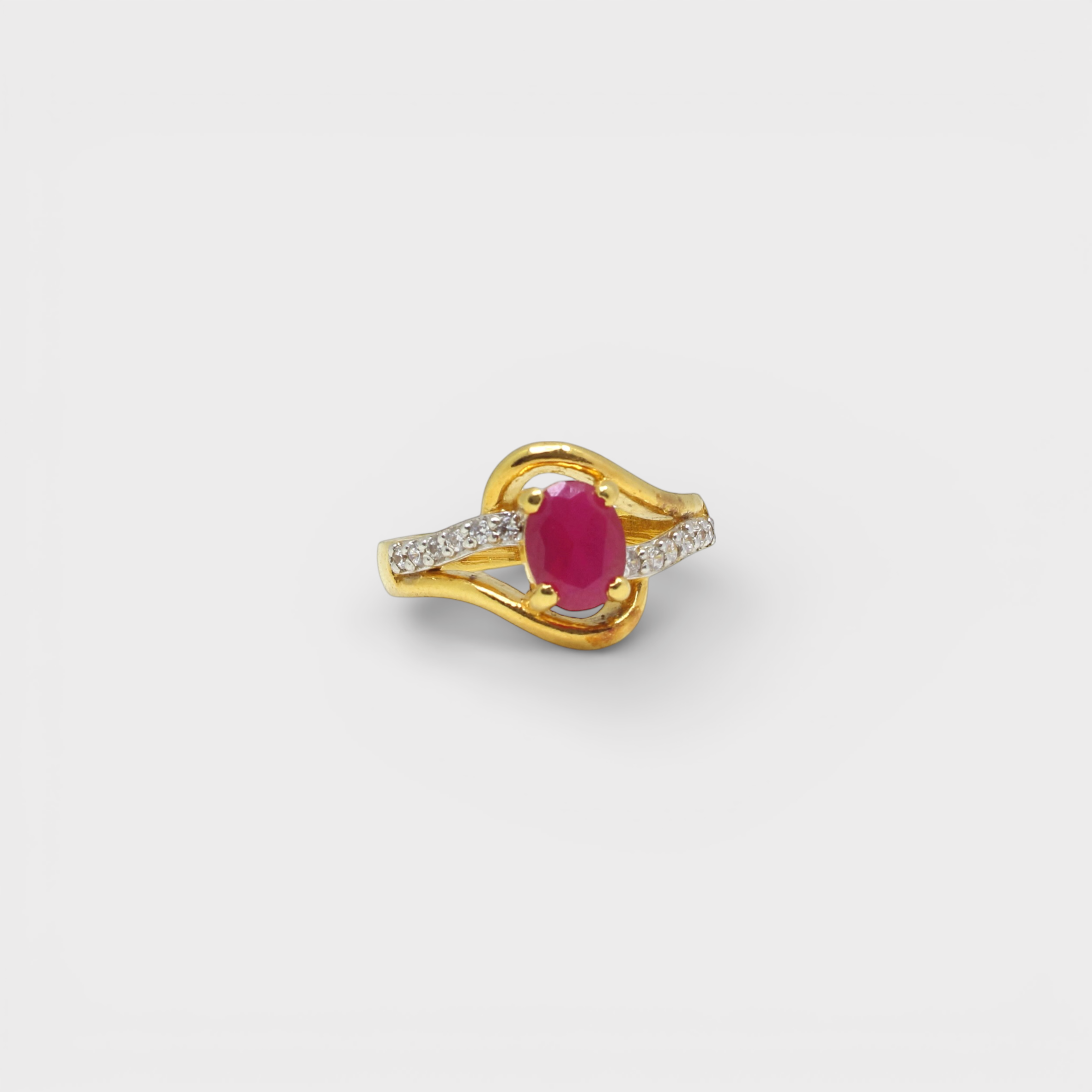 Ruby Twist Ring