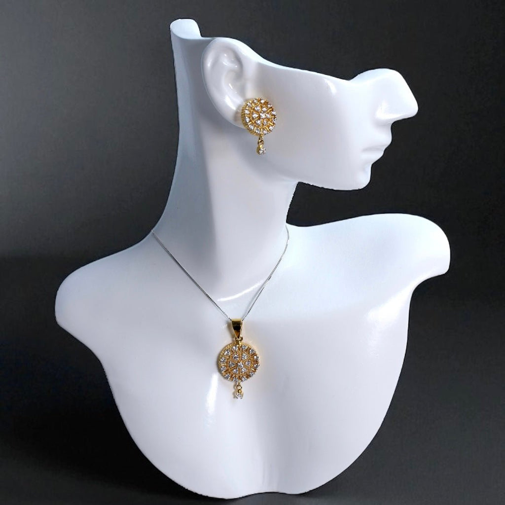 Mandala Drop Set - Monis Anas Jewellers