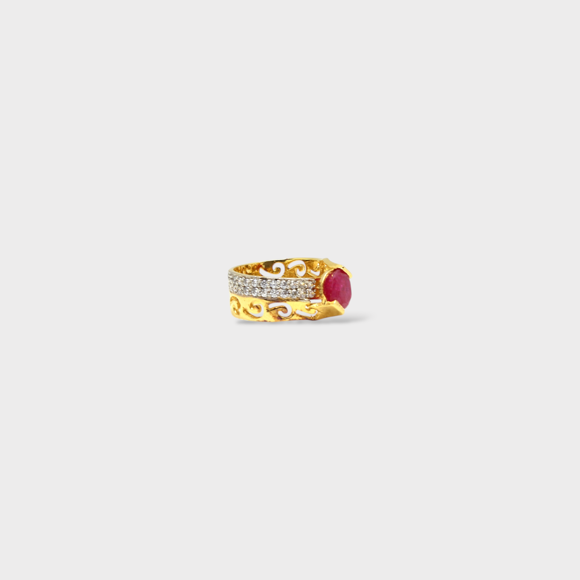 Ruby Fleur Ring