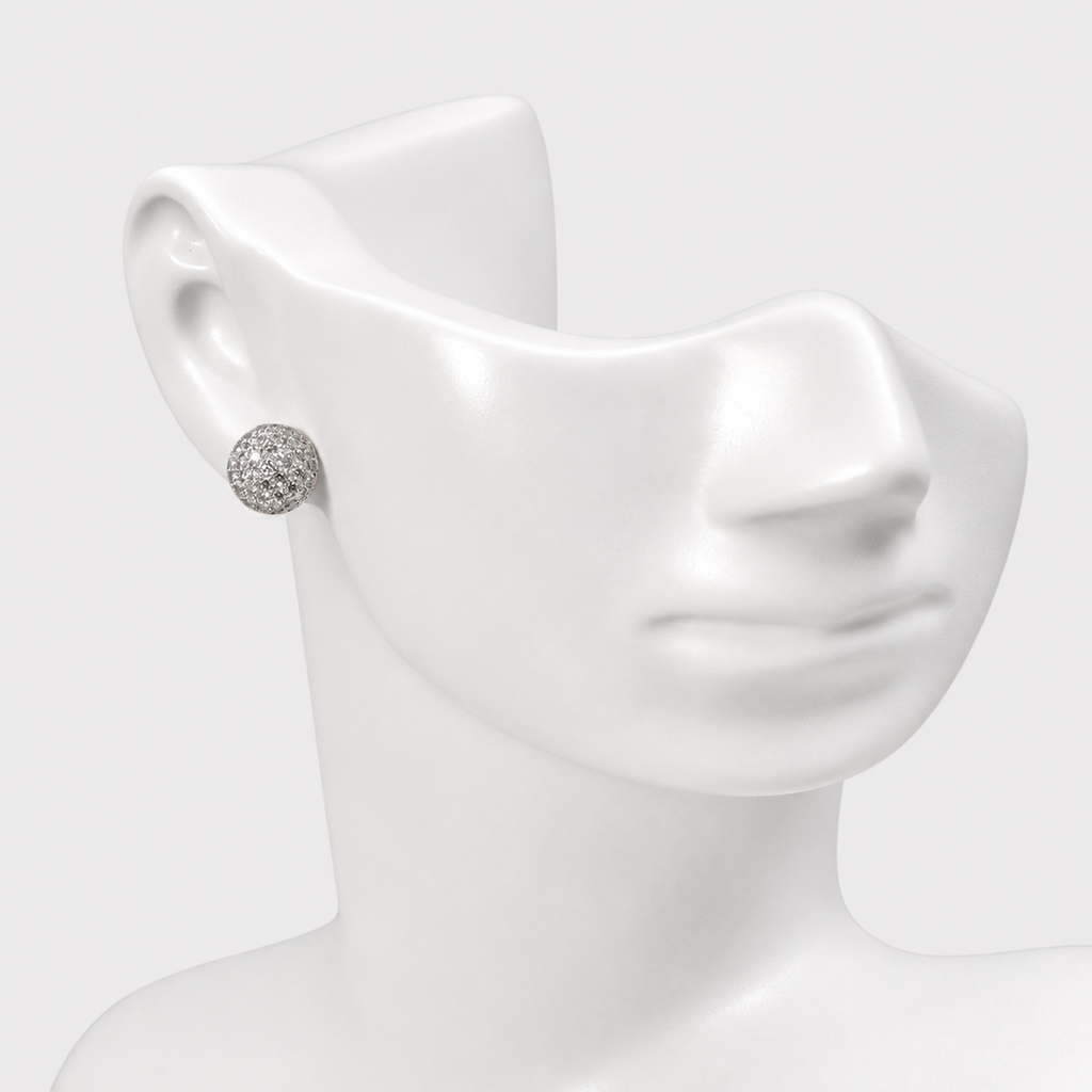 Crystal Dome Studs