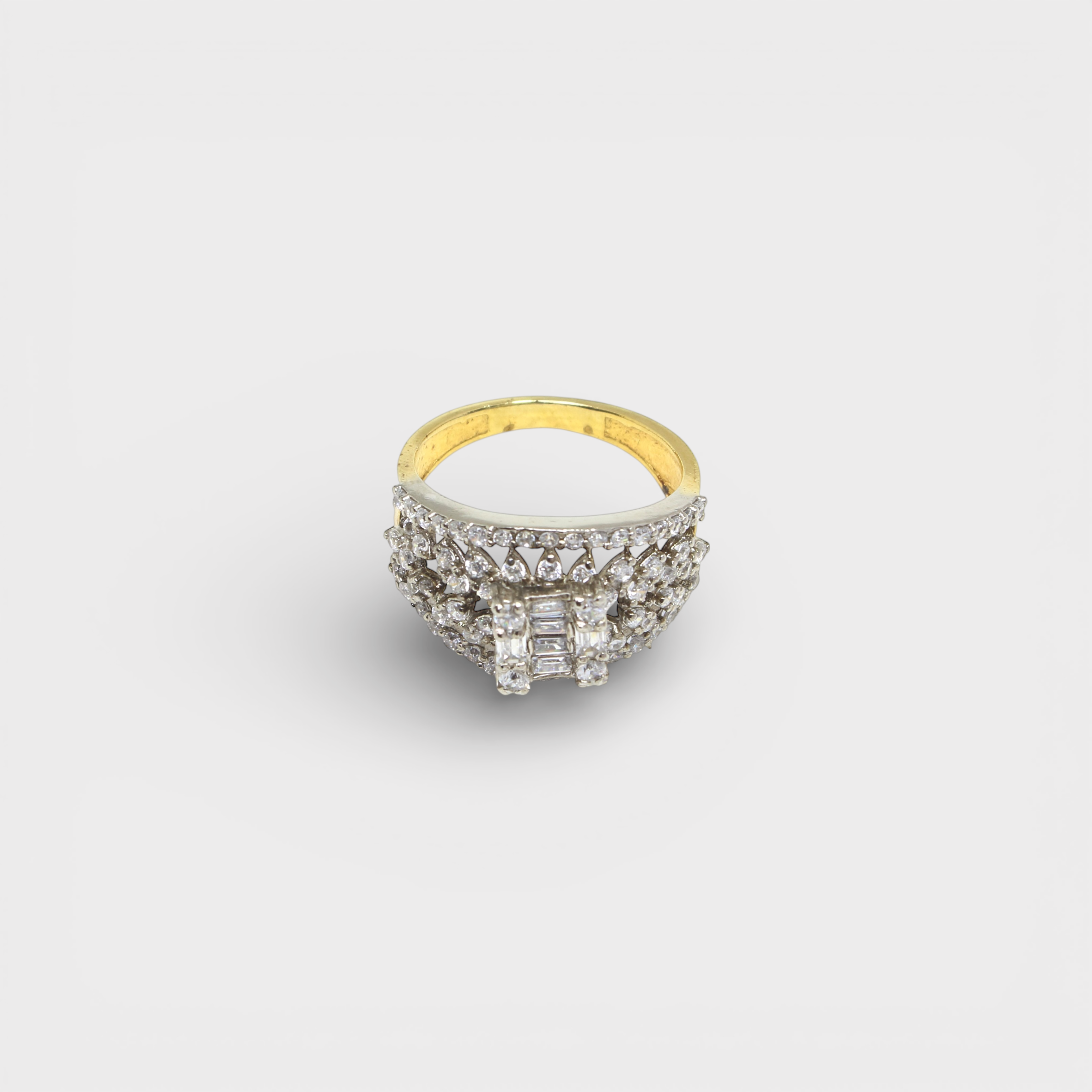 Crystal Cascade Ring