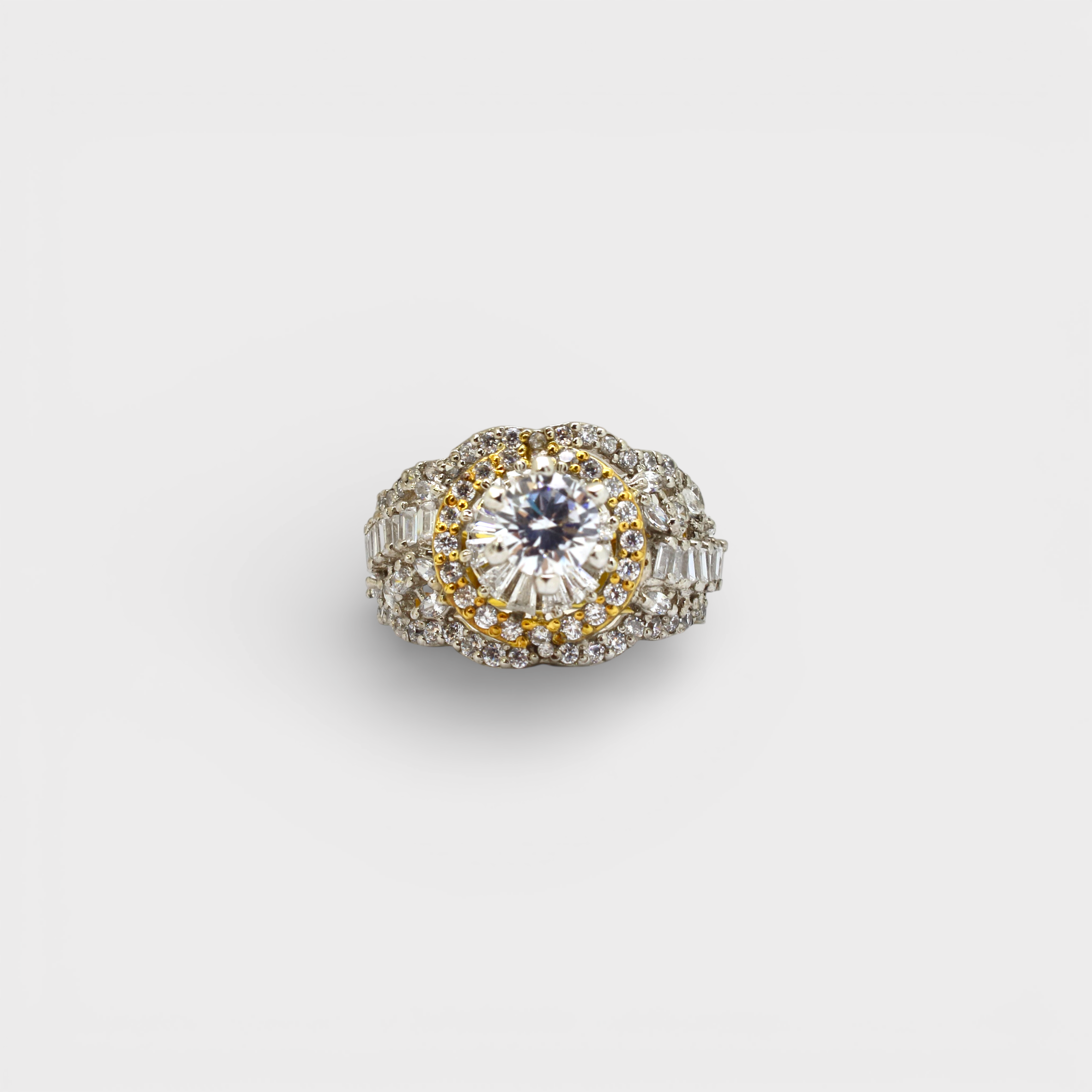 Regal Bloom Halo Ring