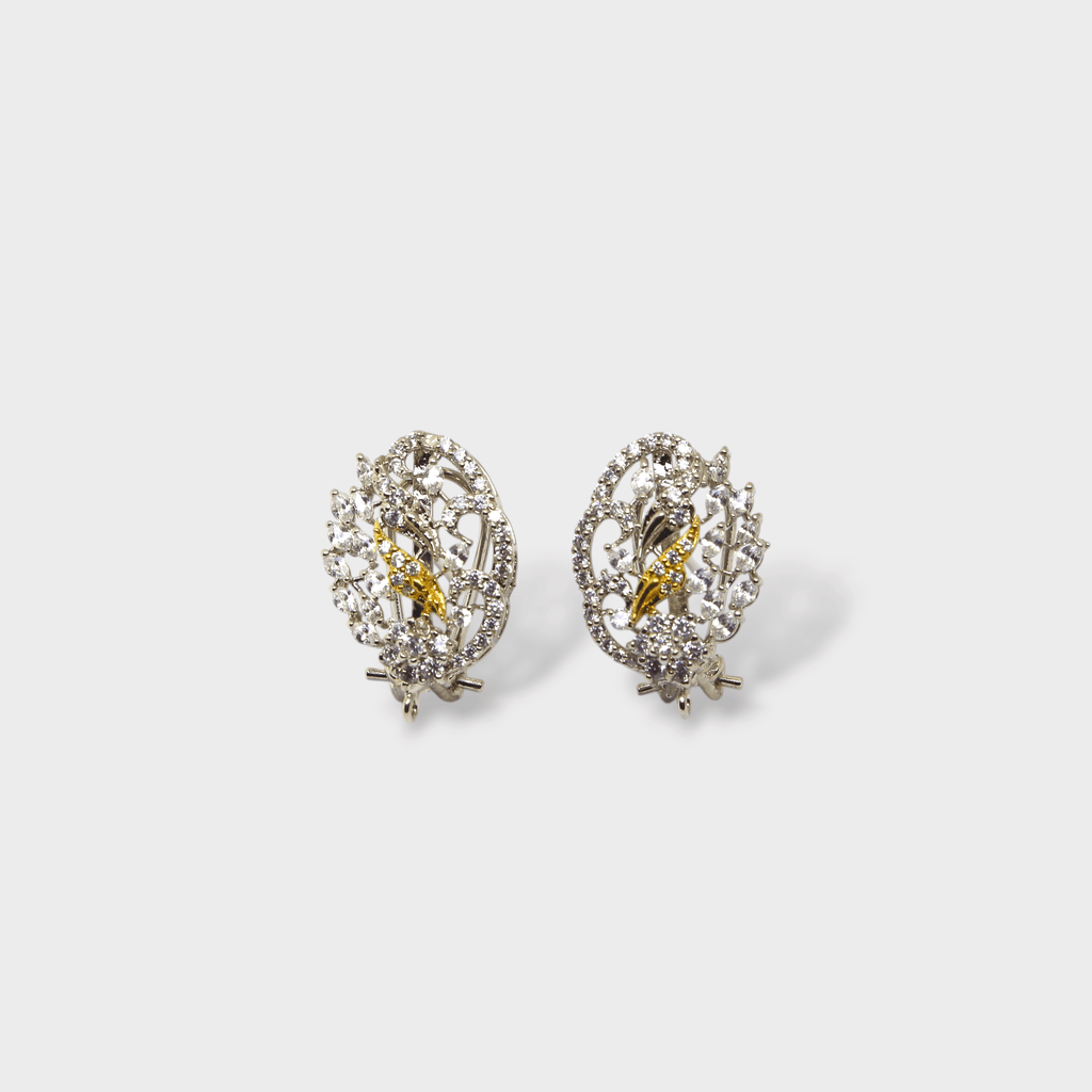 Crystal Comet Studs - Monis Anas Jewellers