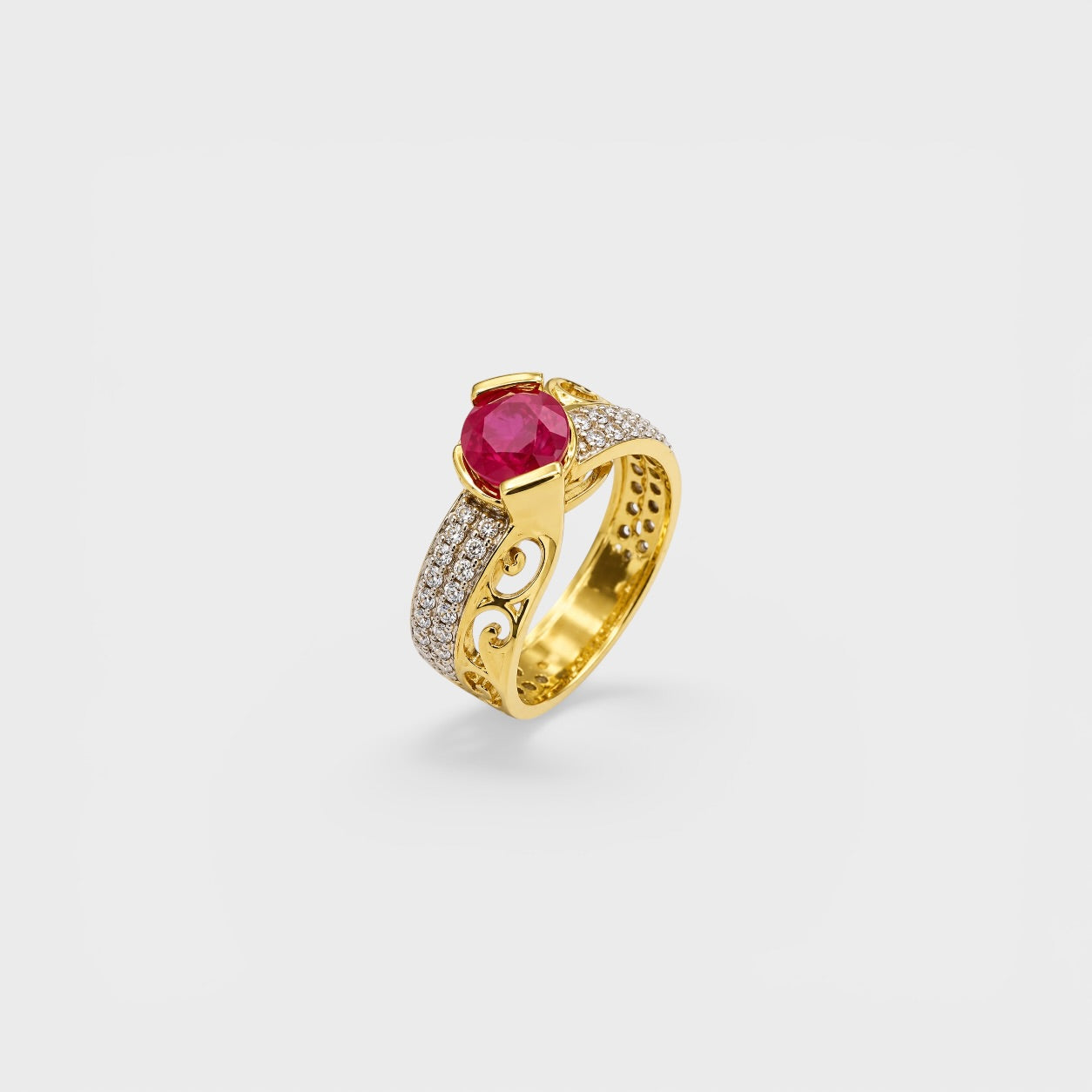 Ruby Fleur Ring