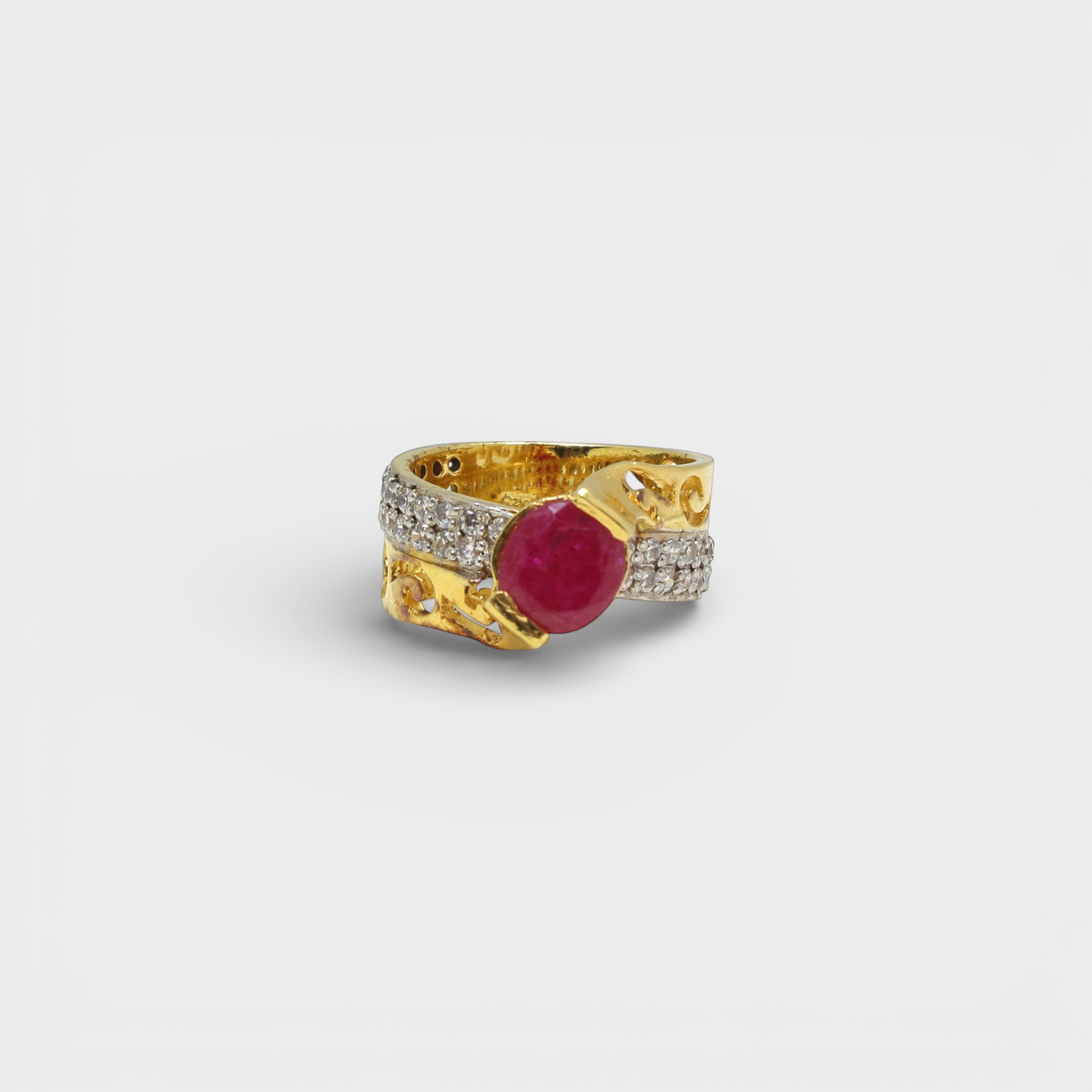 Ruby Fleur Ring