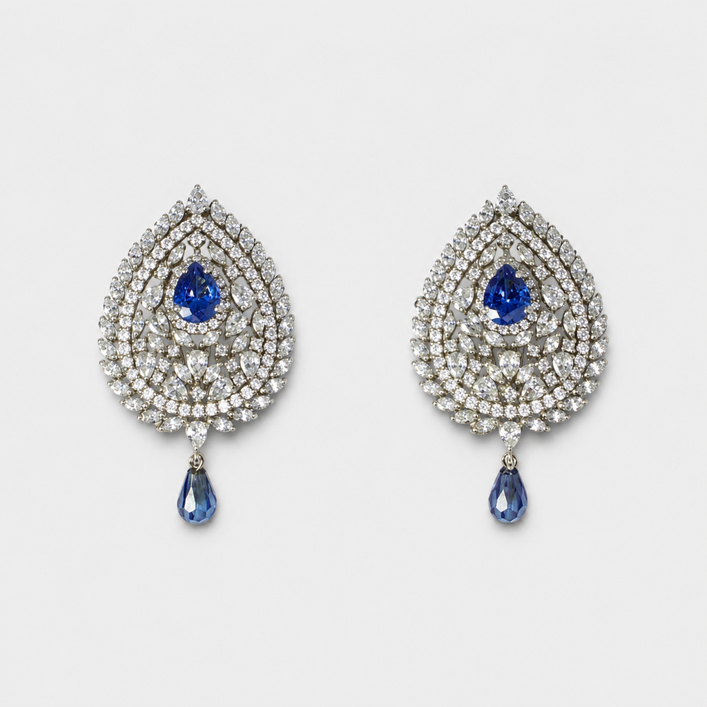 Sapphire Teardrop Set