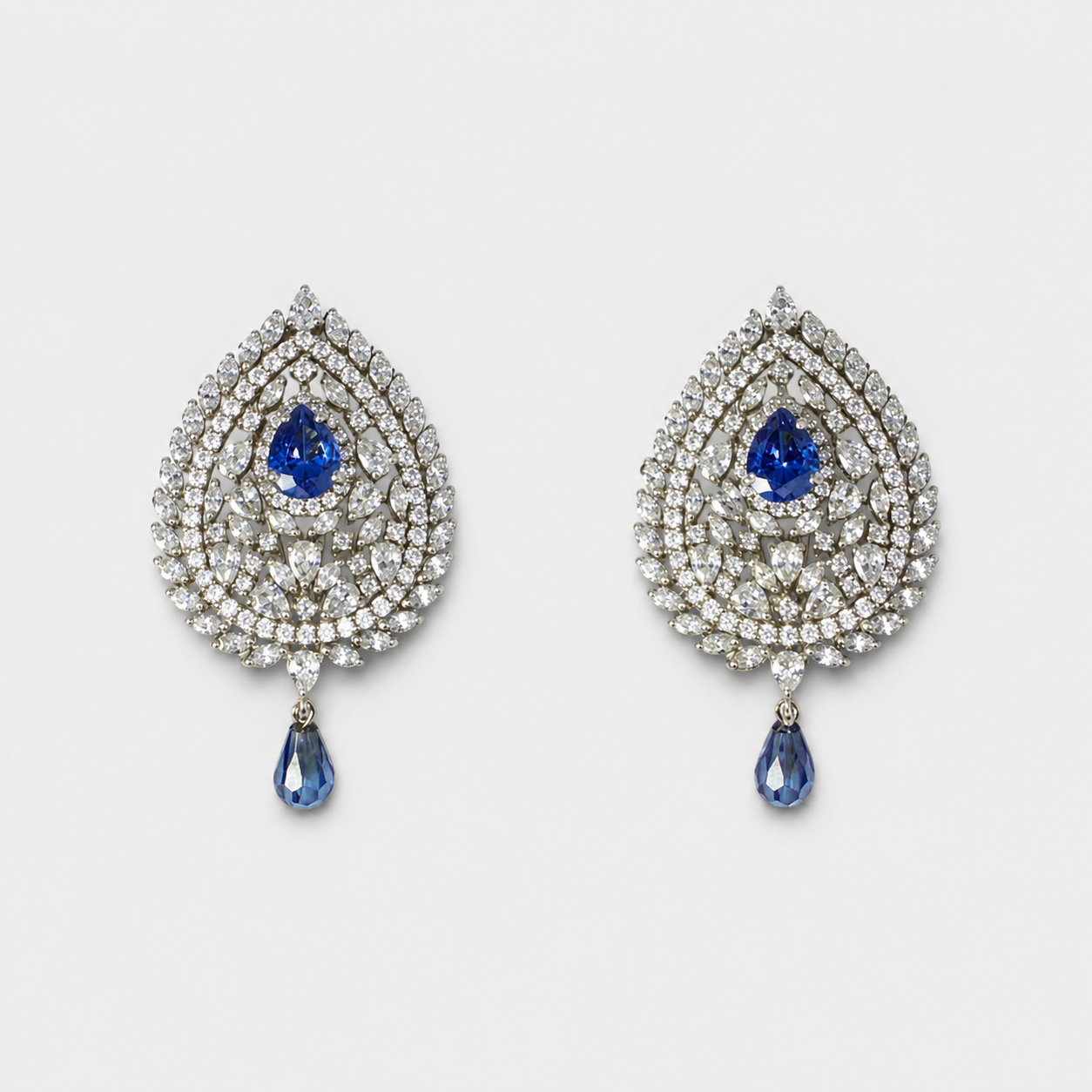 Sapphire Teardrop Set
