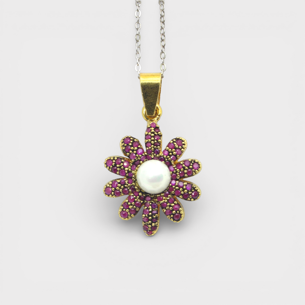 Ruby Pearl Daisy Set