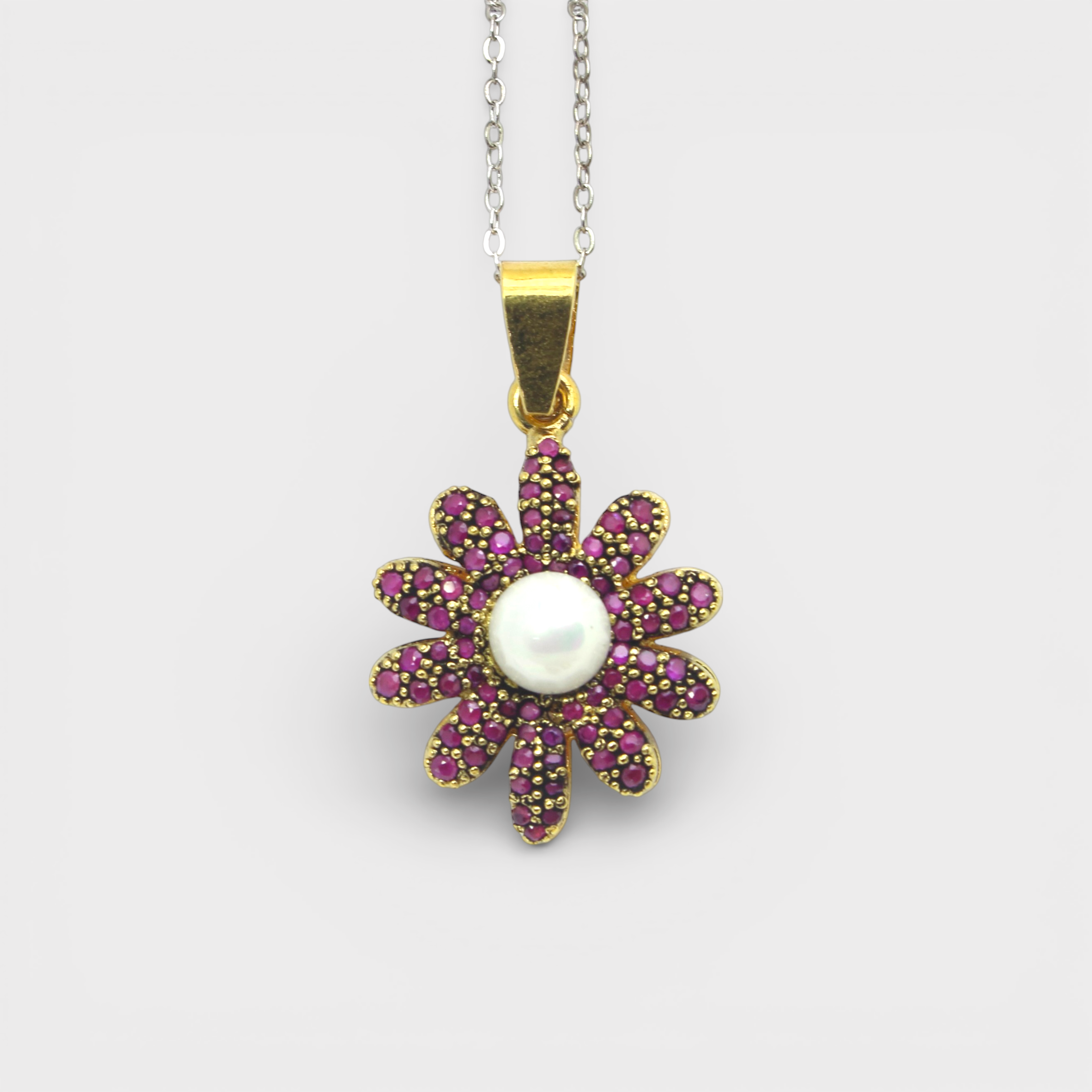 Ruby Pearl Daisy Set