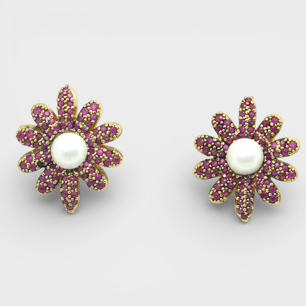 Ruby Pearl Daisy Set