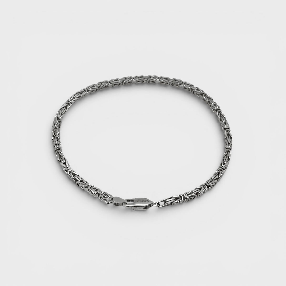 Silver Byzantine Link Bracelet