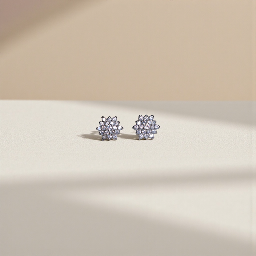 Crystal Bloom Studs