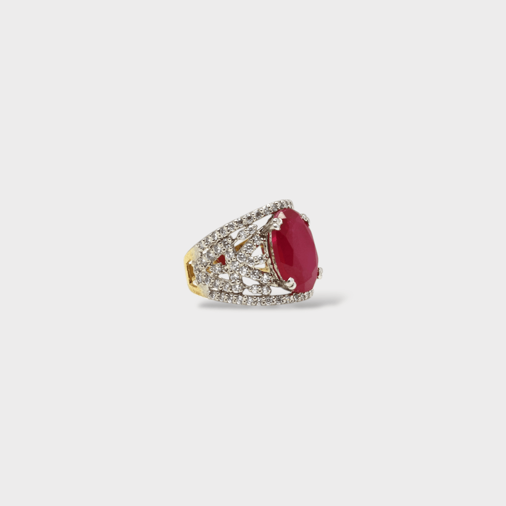 Blood Empress Ruby Ring - Monis Anas Jewellers