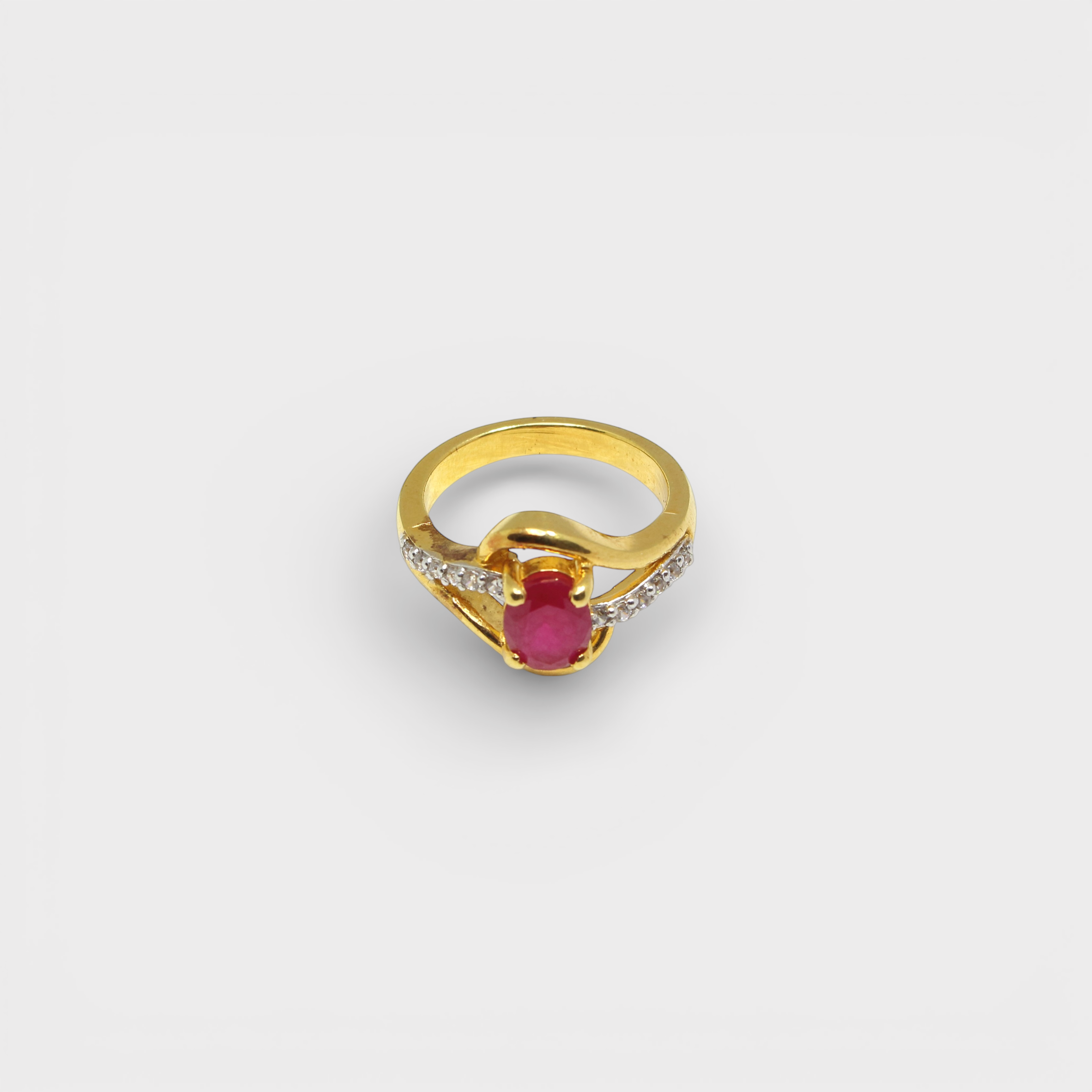 Ruby Twist Ring