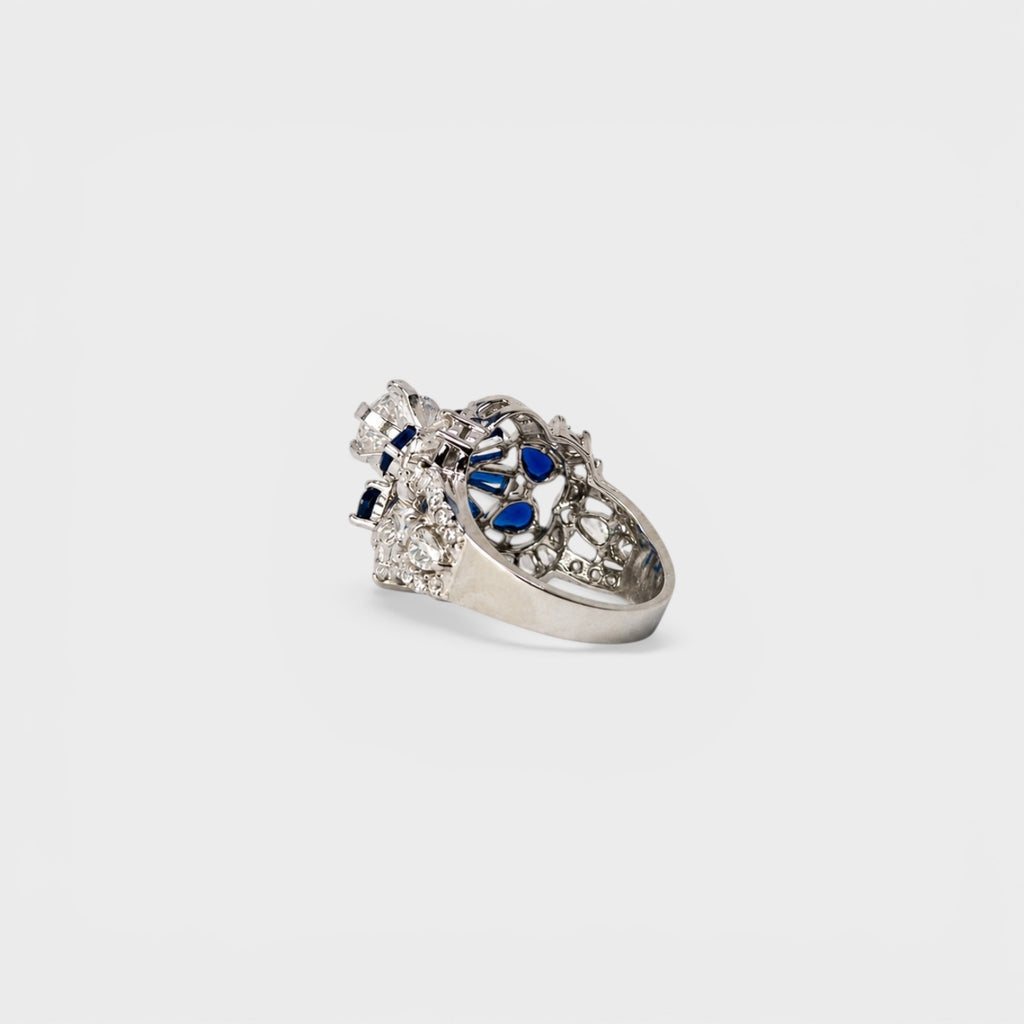 Sapphire Frost Ring