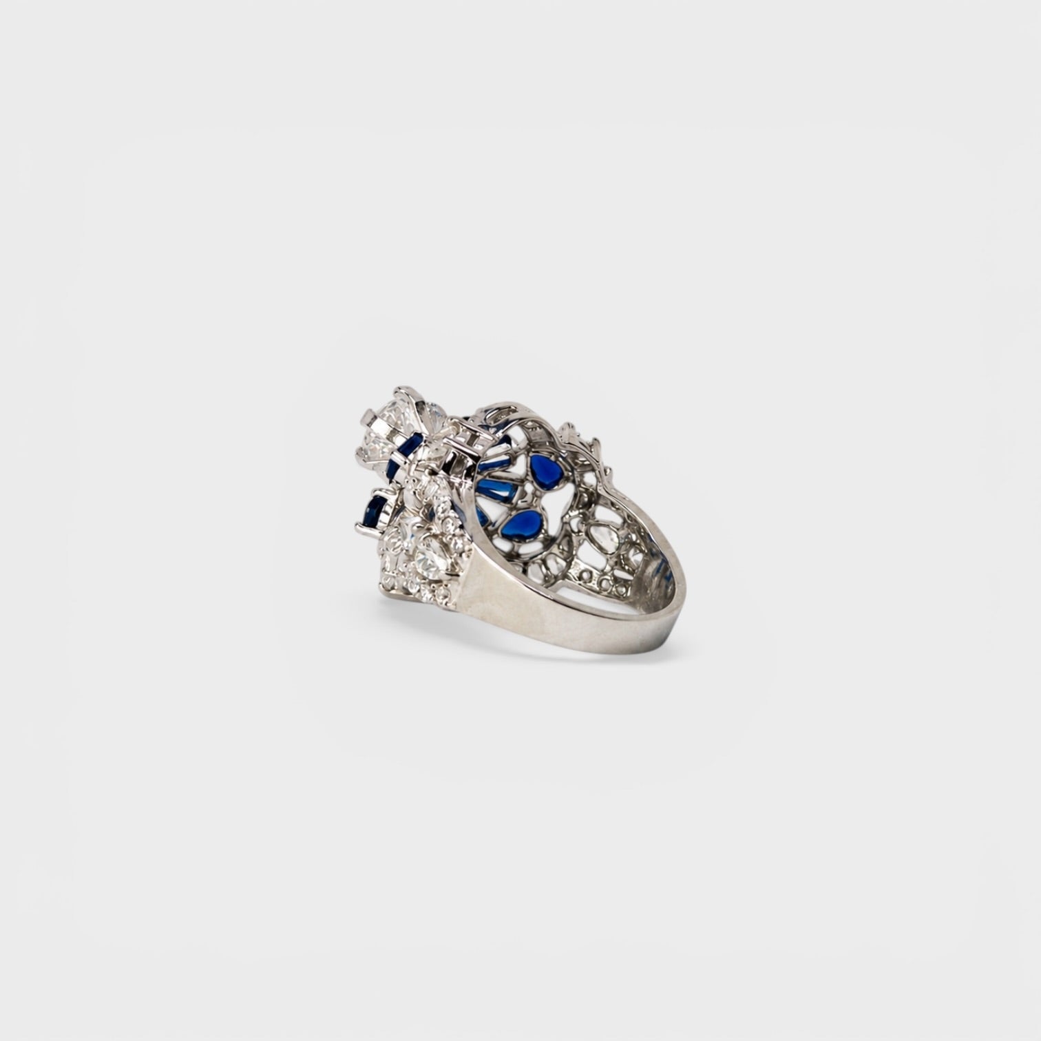 Sapphire Frost Ring