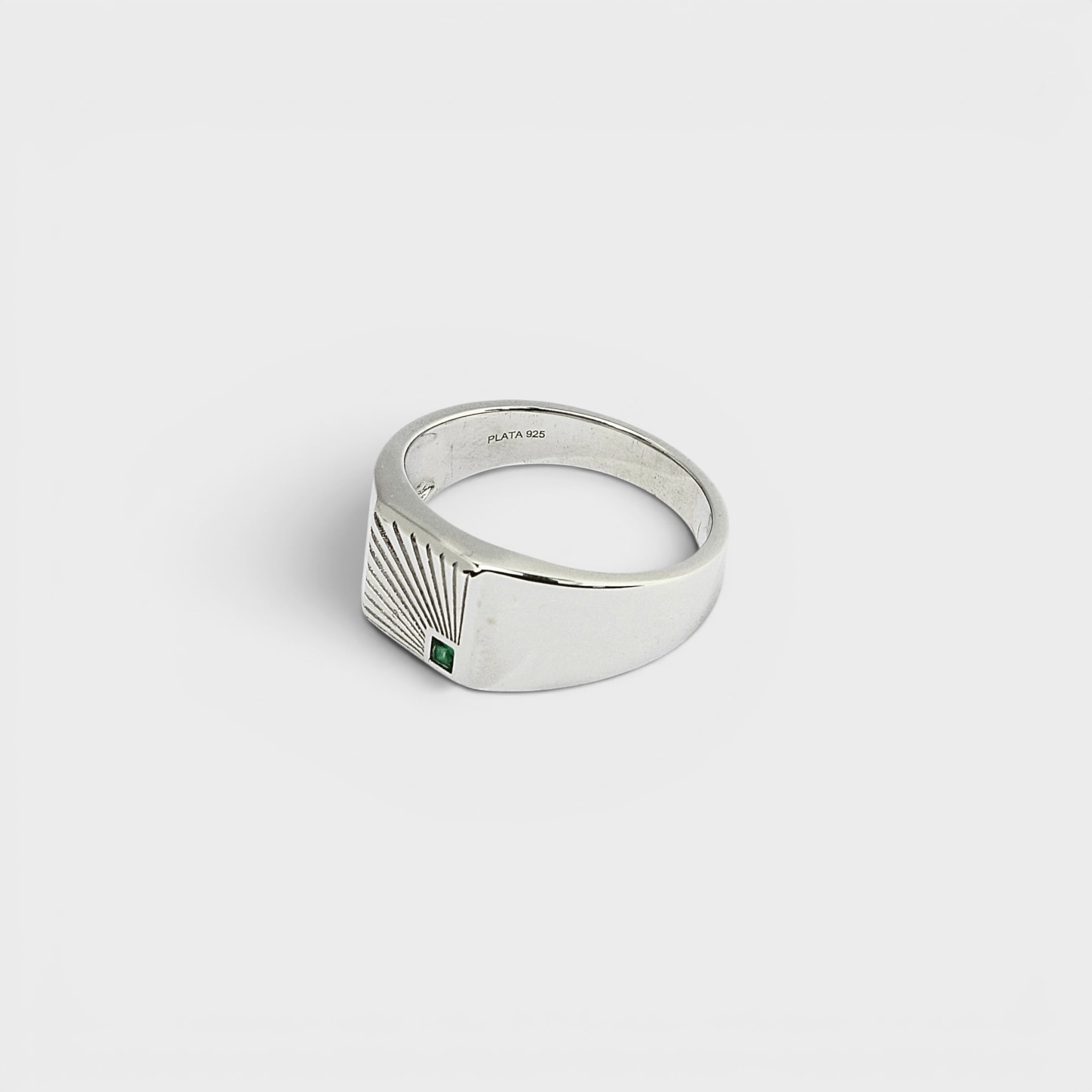 Silver Sunburst Ring