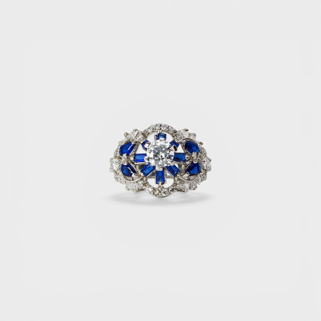 Sapphire Frost Ring