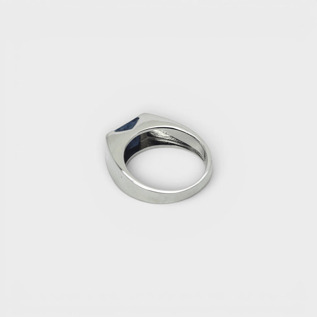 African Blue Sapphire Ring
