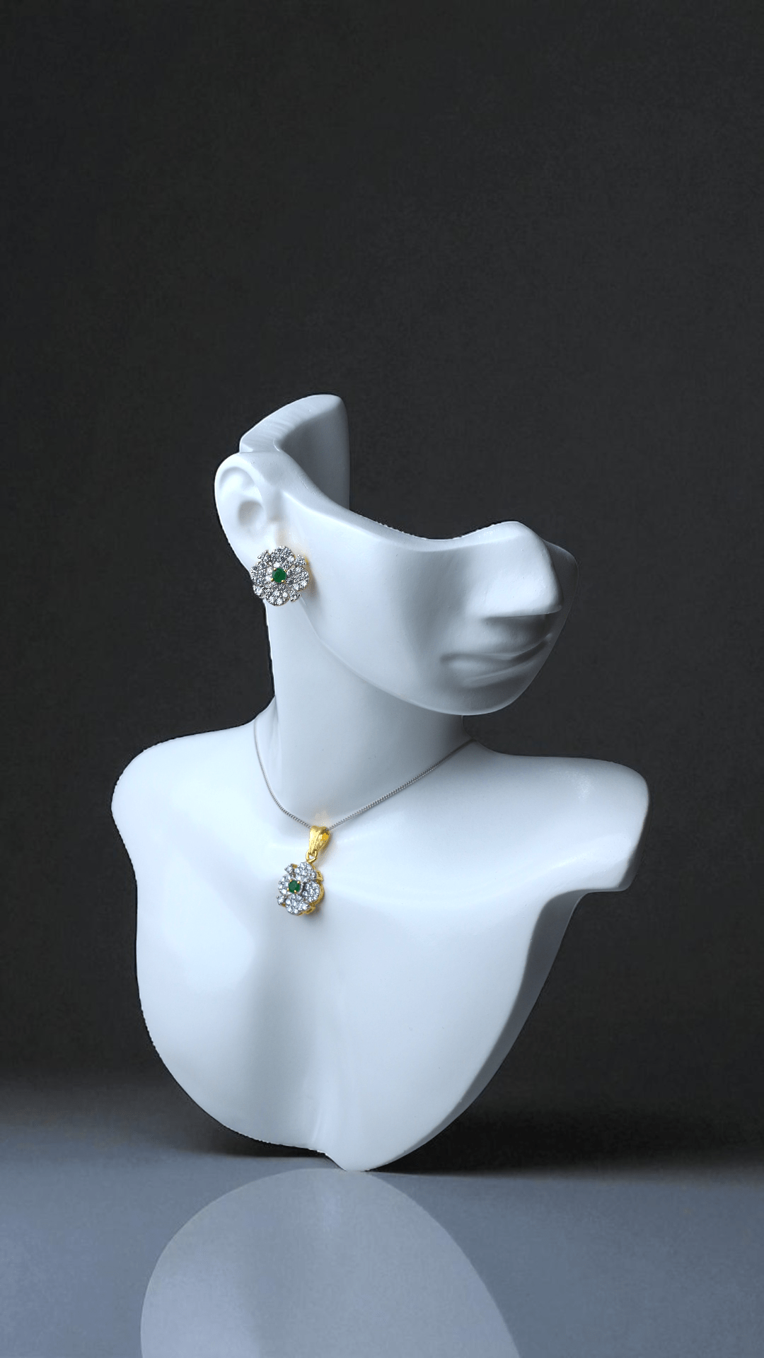 Emerald Blossom Suite - Monis Anas Jewellers