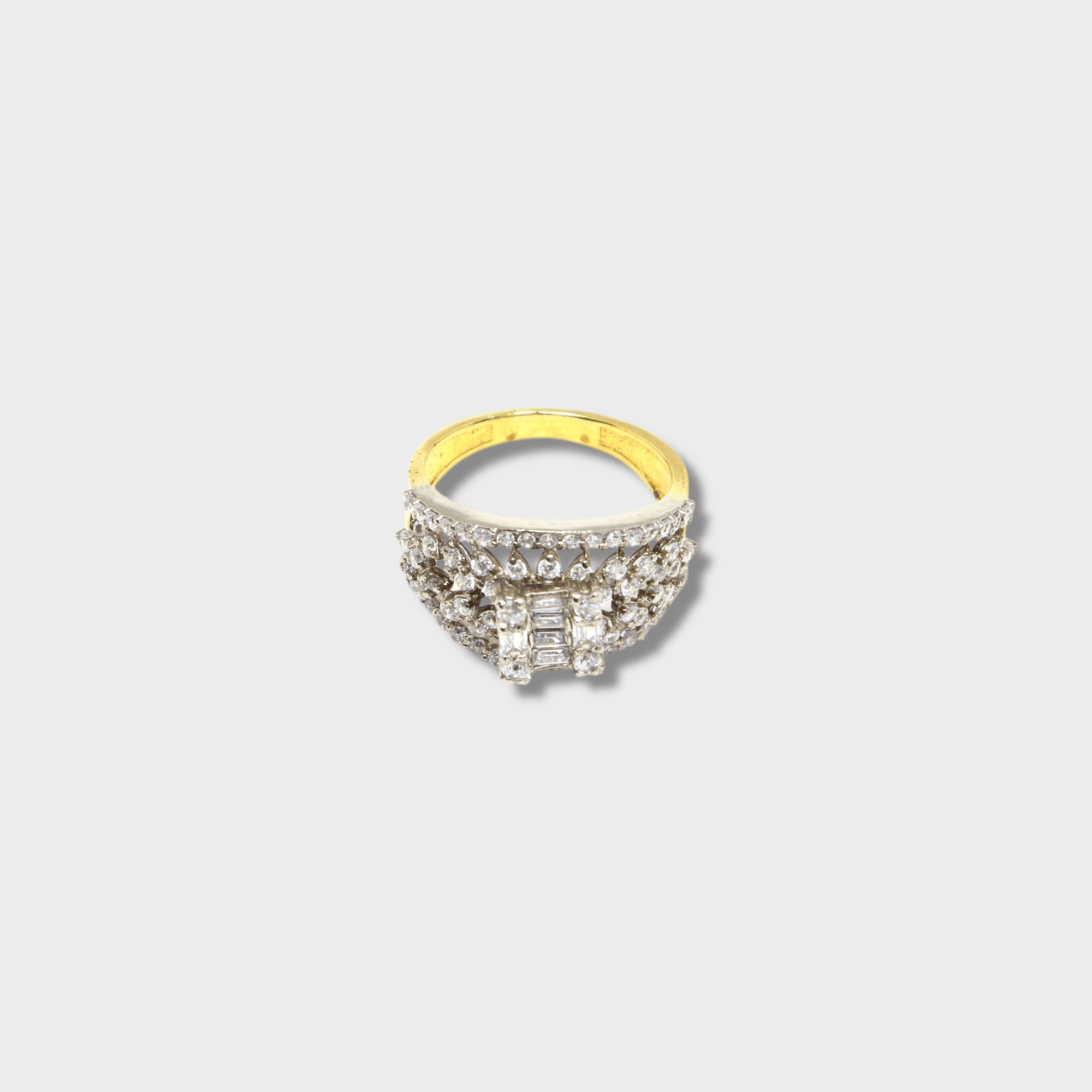 Crystal Cascade Ring - Monis Anas Jewellers
