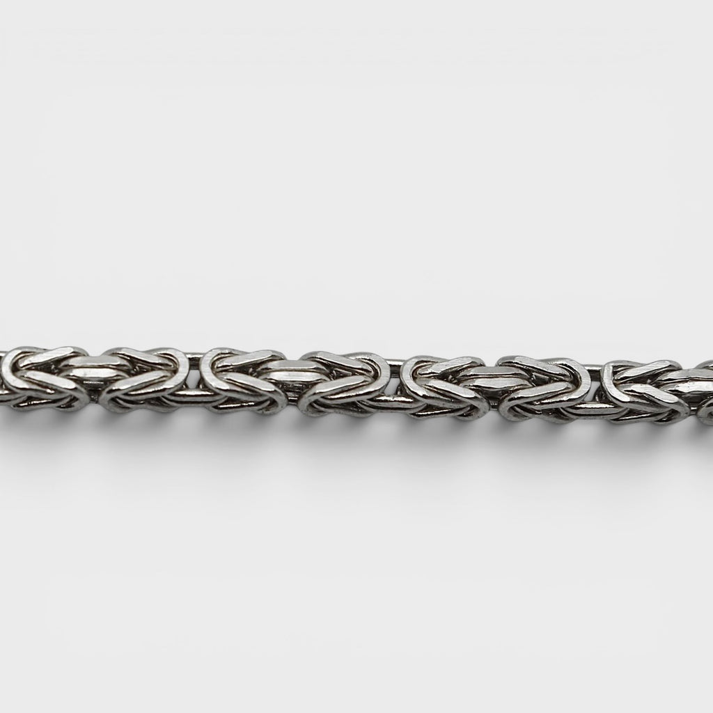 Silver Byzantine Link Bracelet
