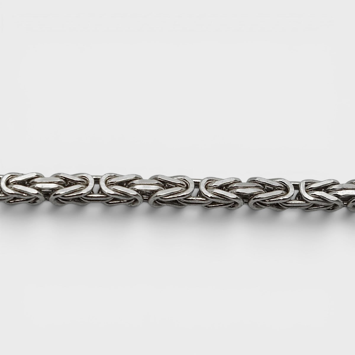 Silver Byzantine Link Bracelet