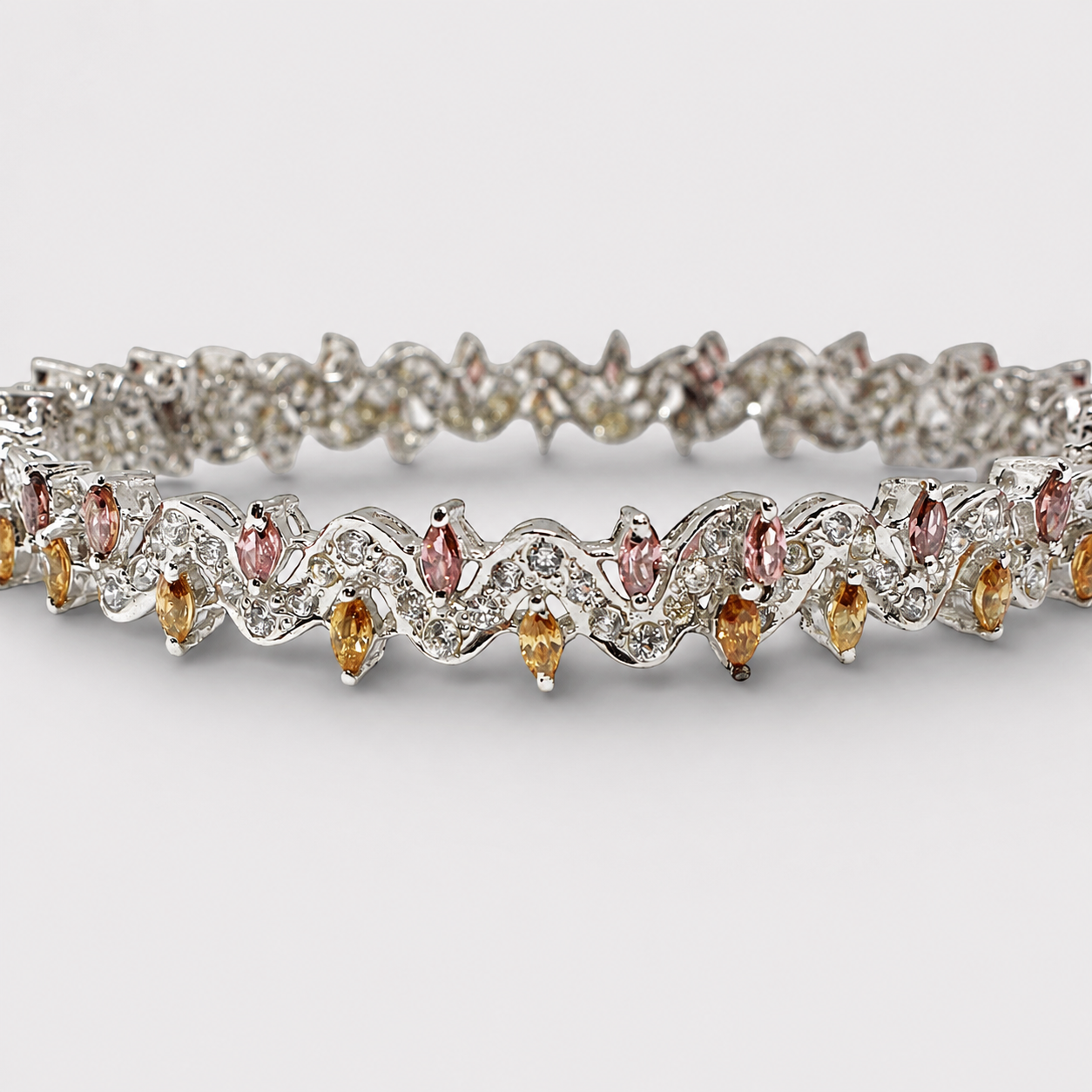 Pastel Prism Eternity Band