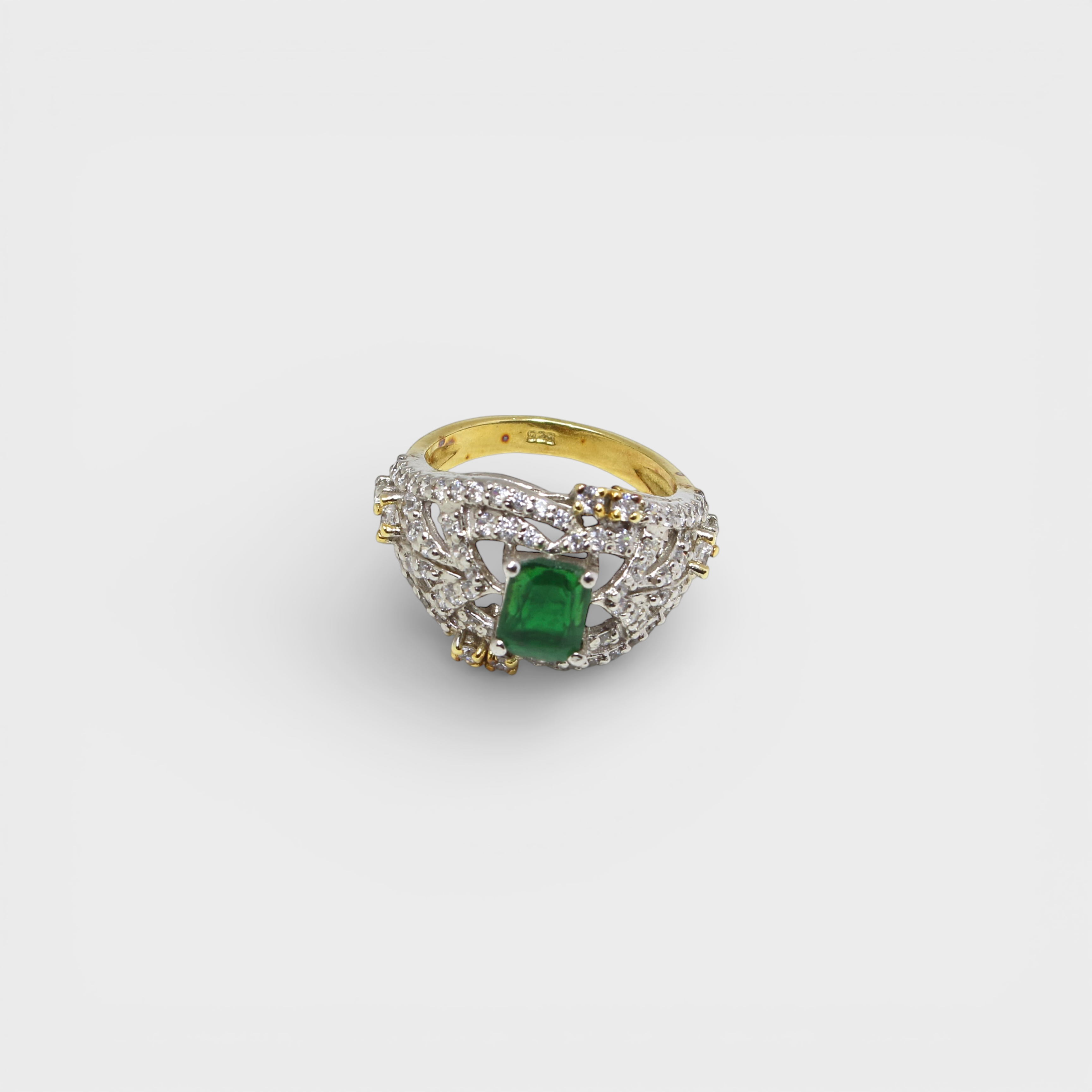 Emerald Enigma Ring