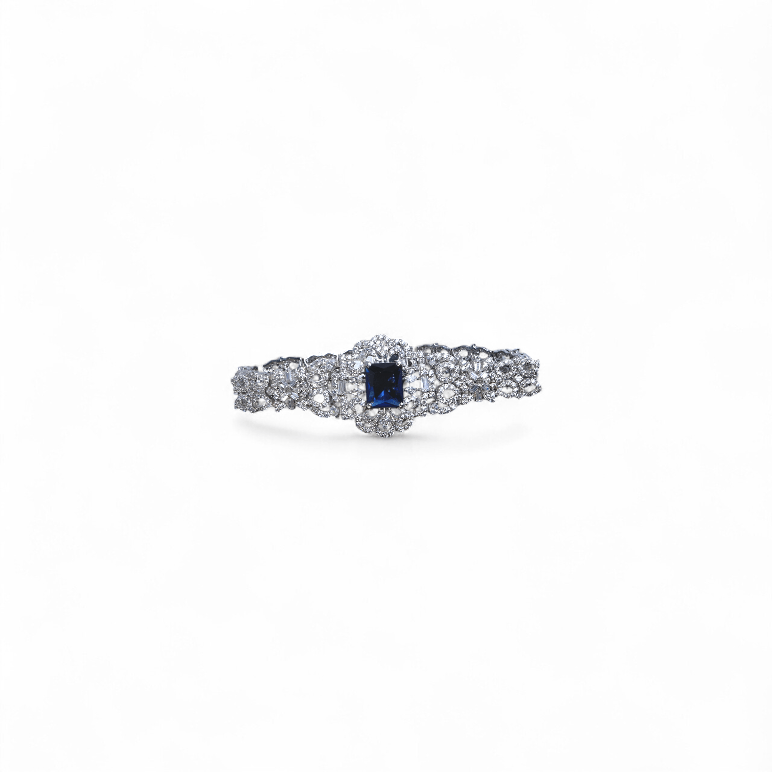 Royal Sapphire Infinity Bracelet - Monis Anas Jewellers