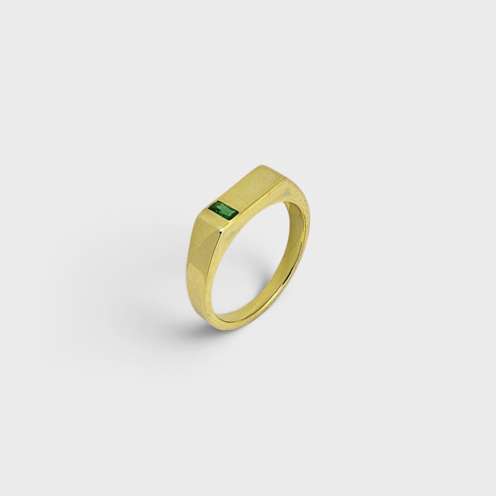 Gold Emerald Ring