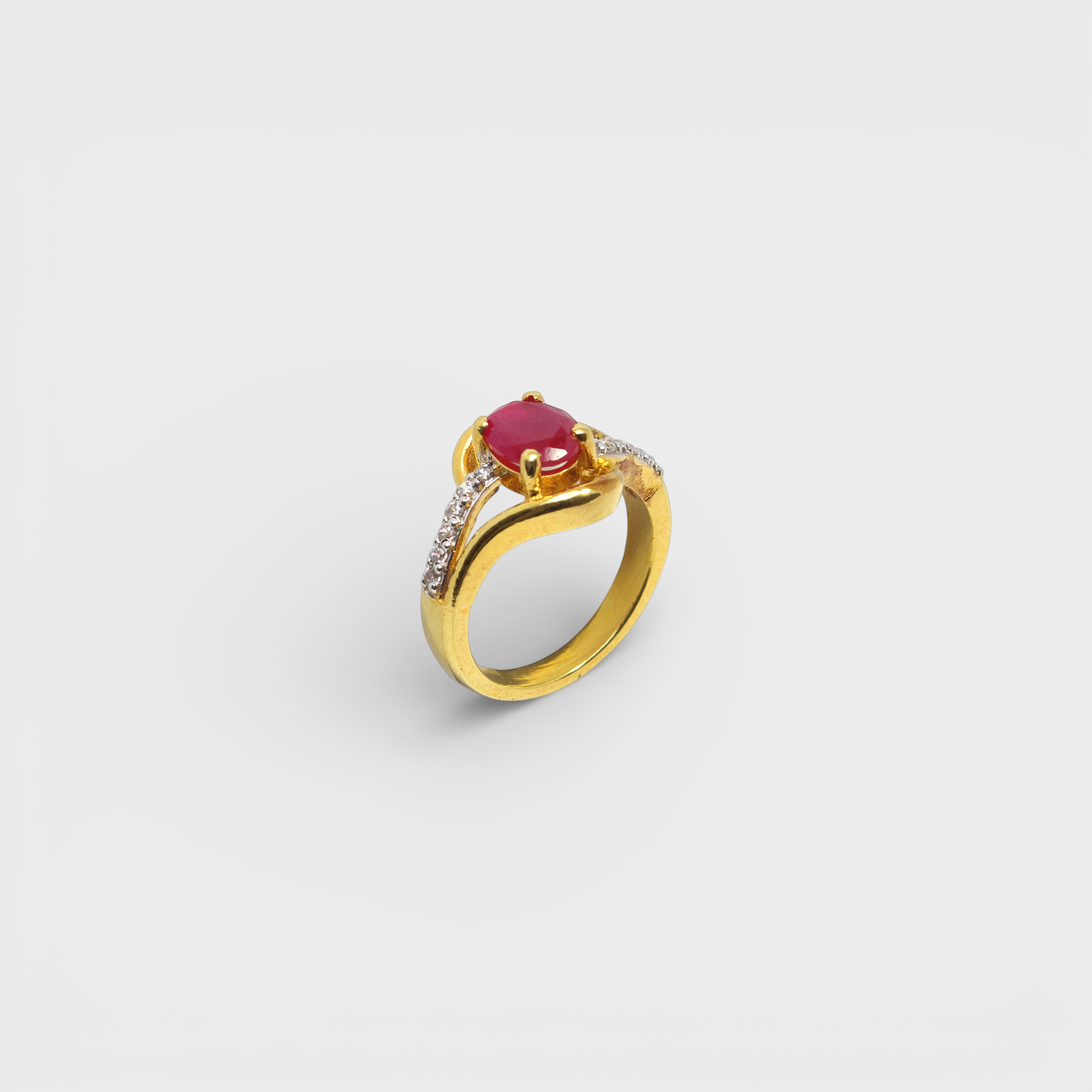 Ruby Twist Ring