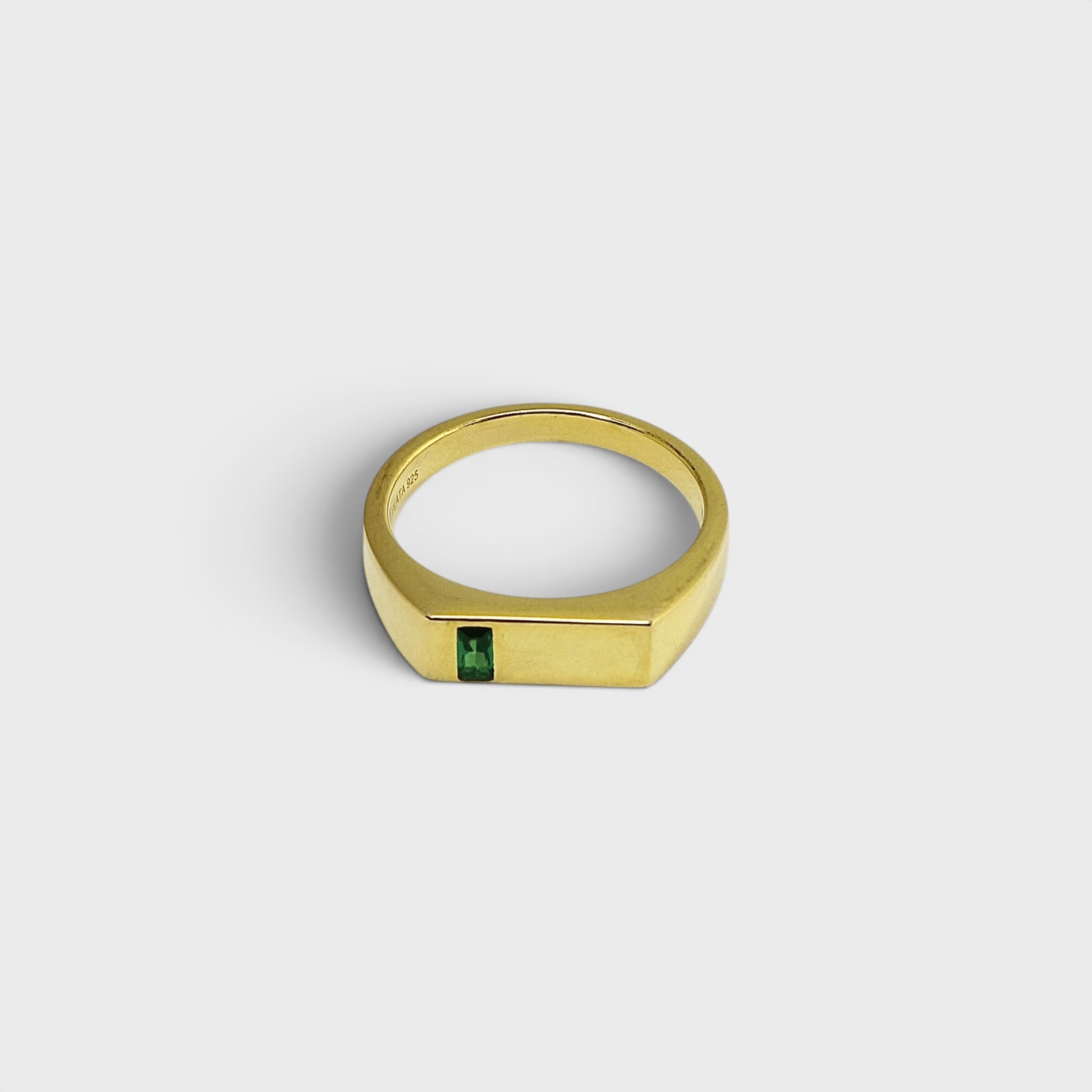 Gold Emerald Ring