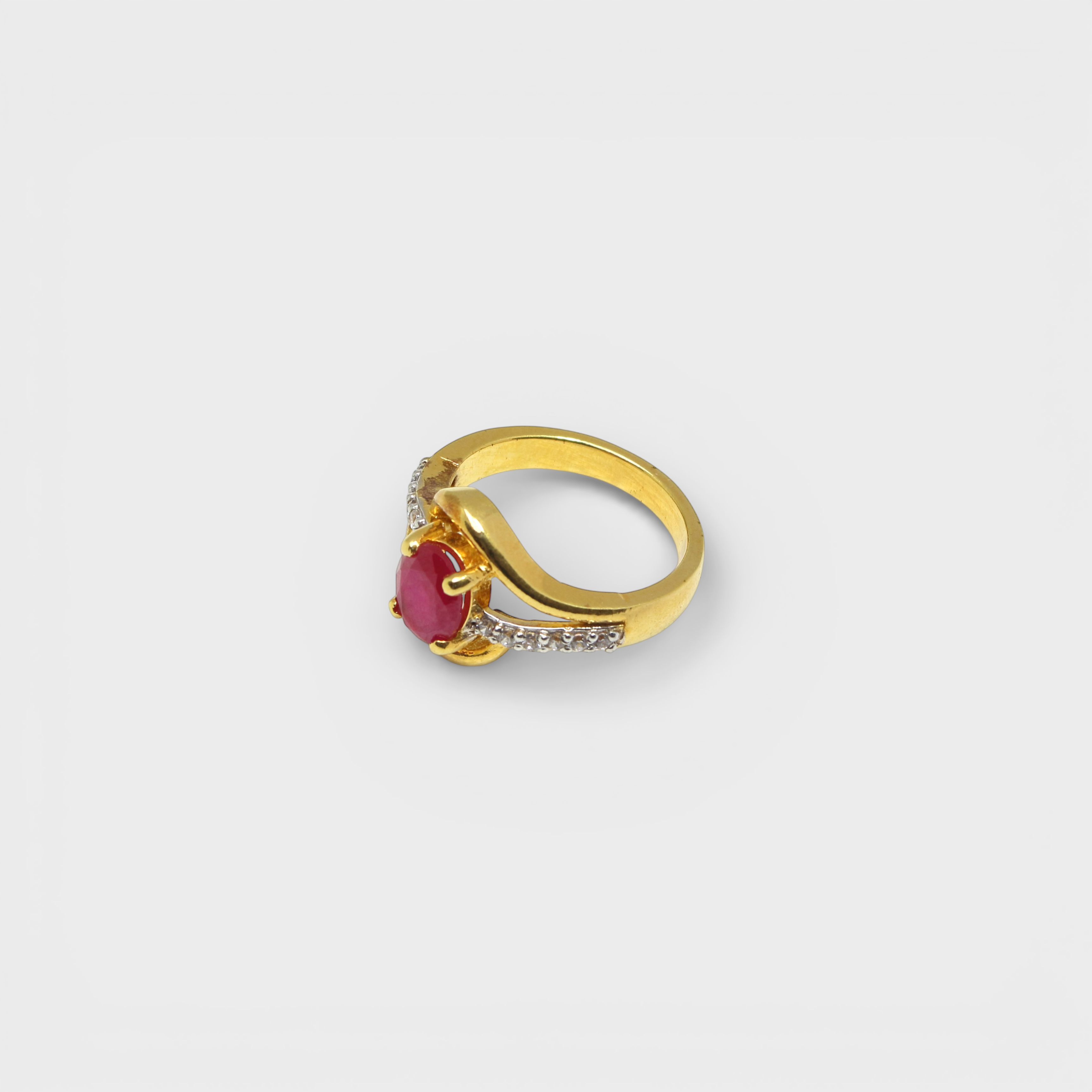 Ruby Twist Ring