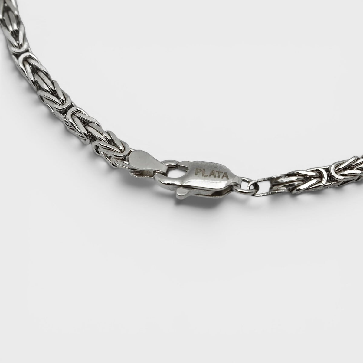 Silver Byzantine Link Bracelet