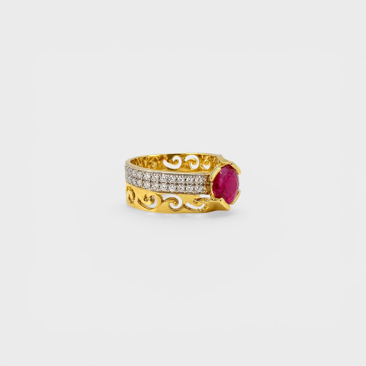 Ruby Fleur Ring
