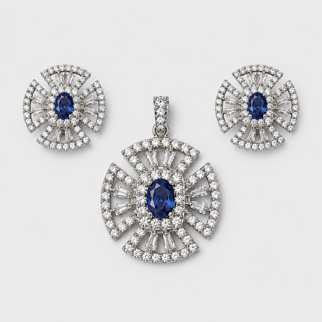 Sapphire Crest Set