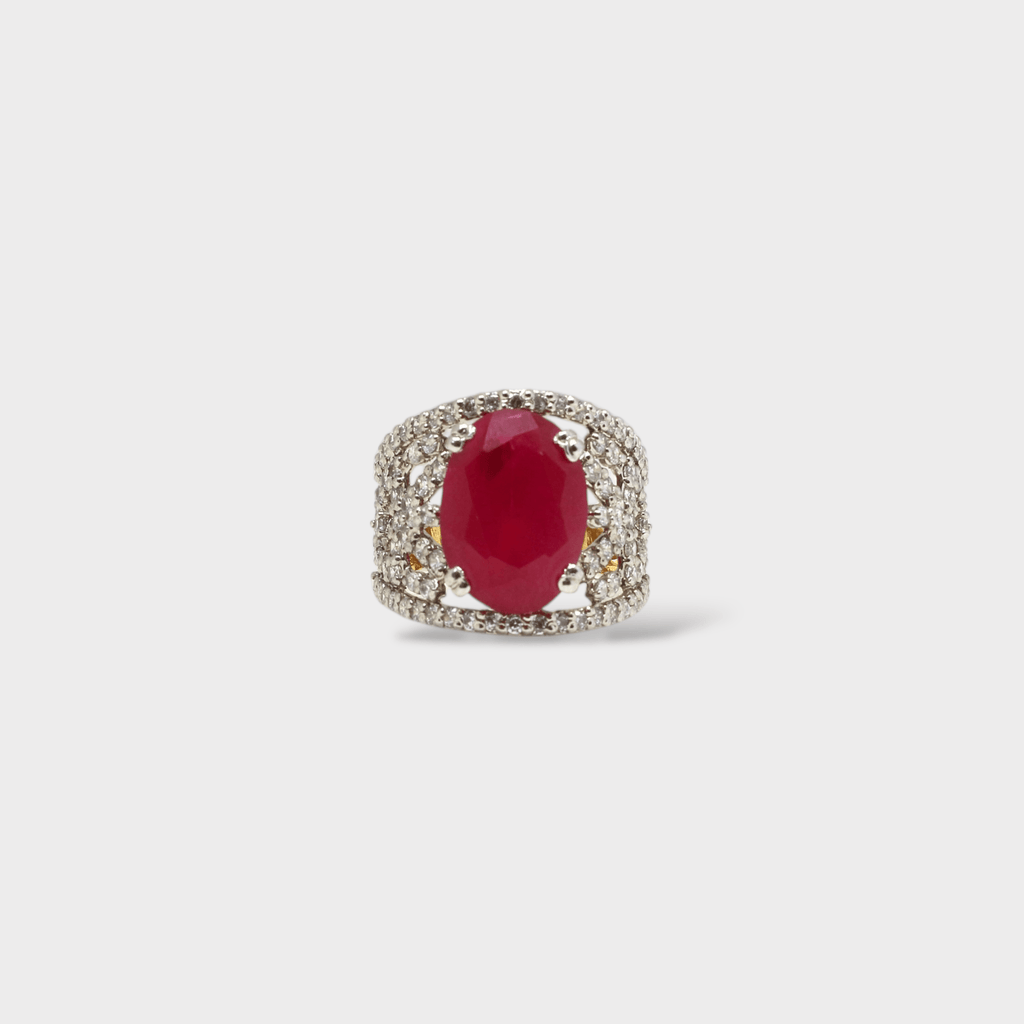 Blood Empress Ruby Ring - Monis Anas Jewellers