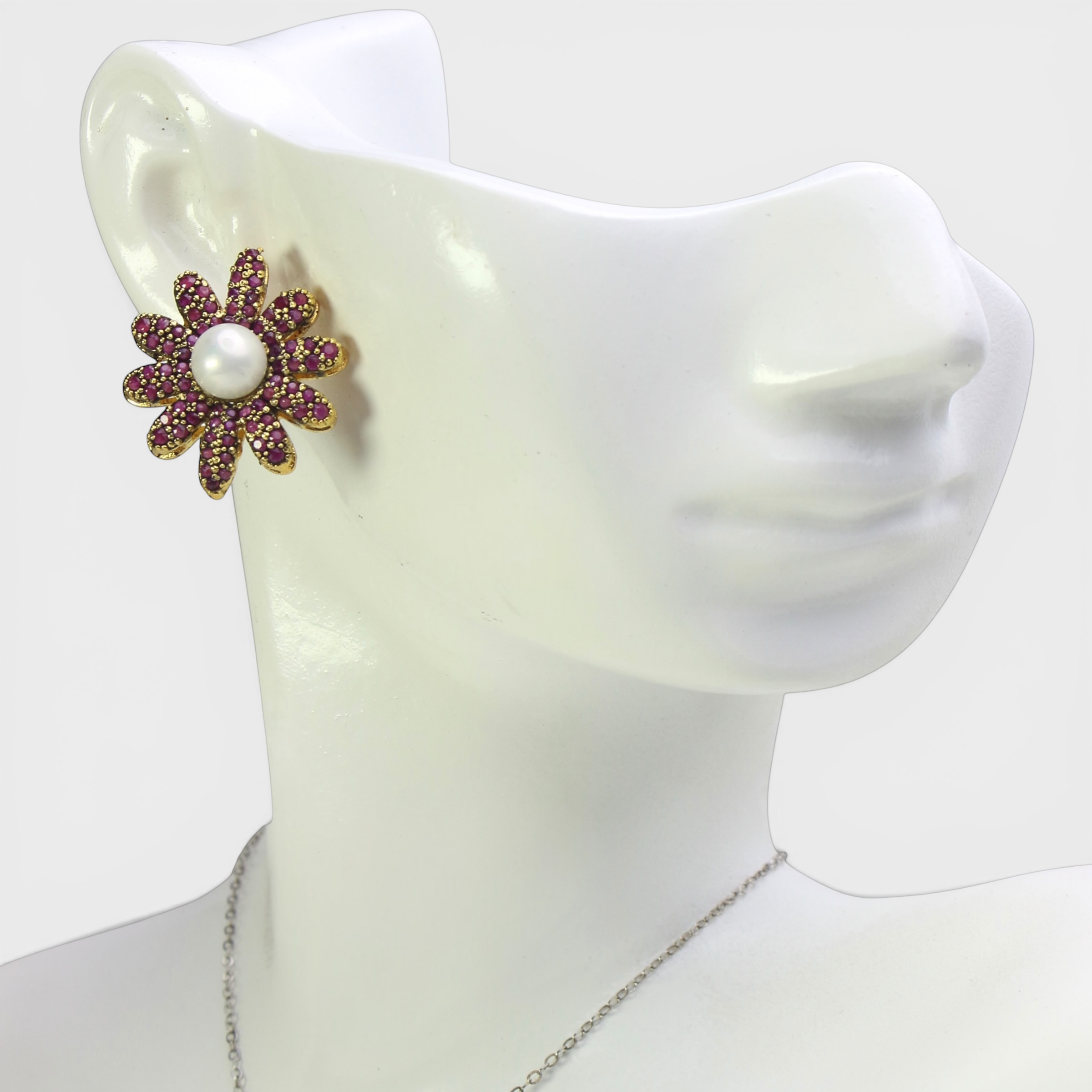 Ruby Pearl Daisy Set