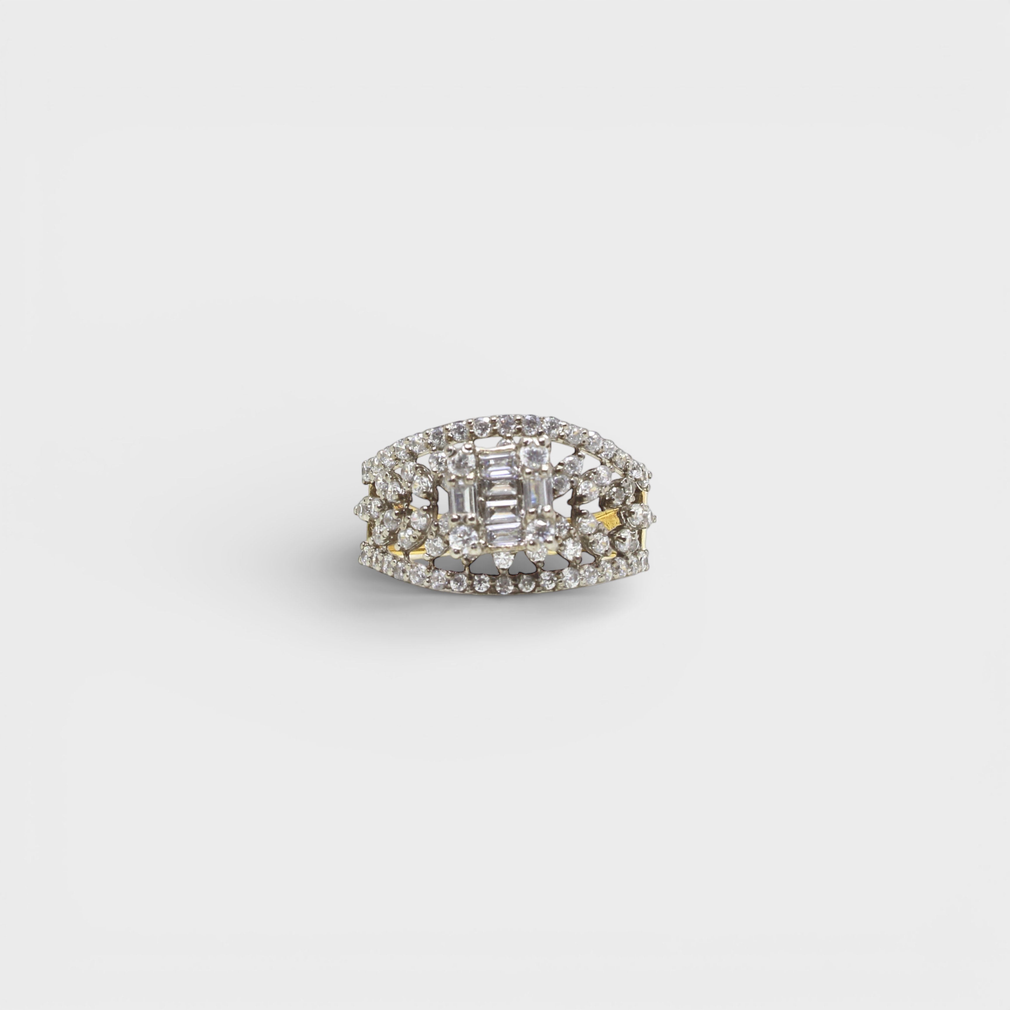 Crystal Cascade Ring