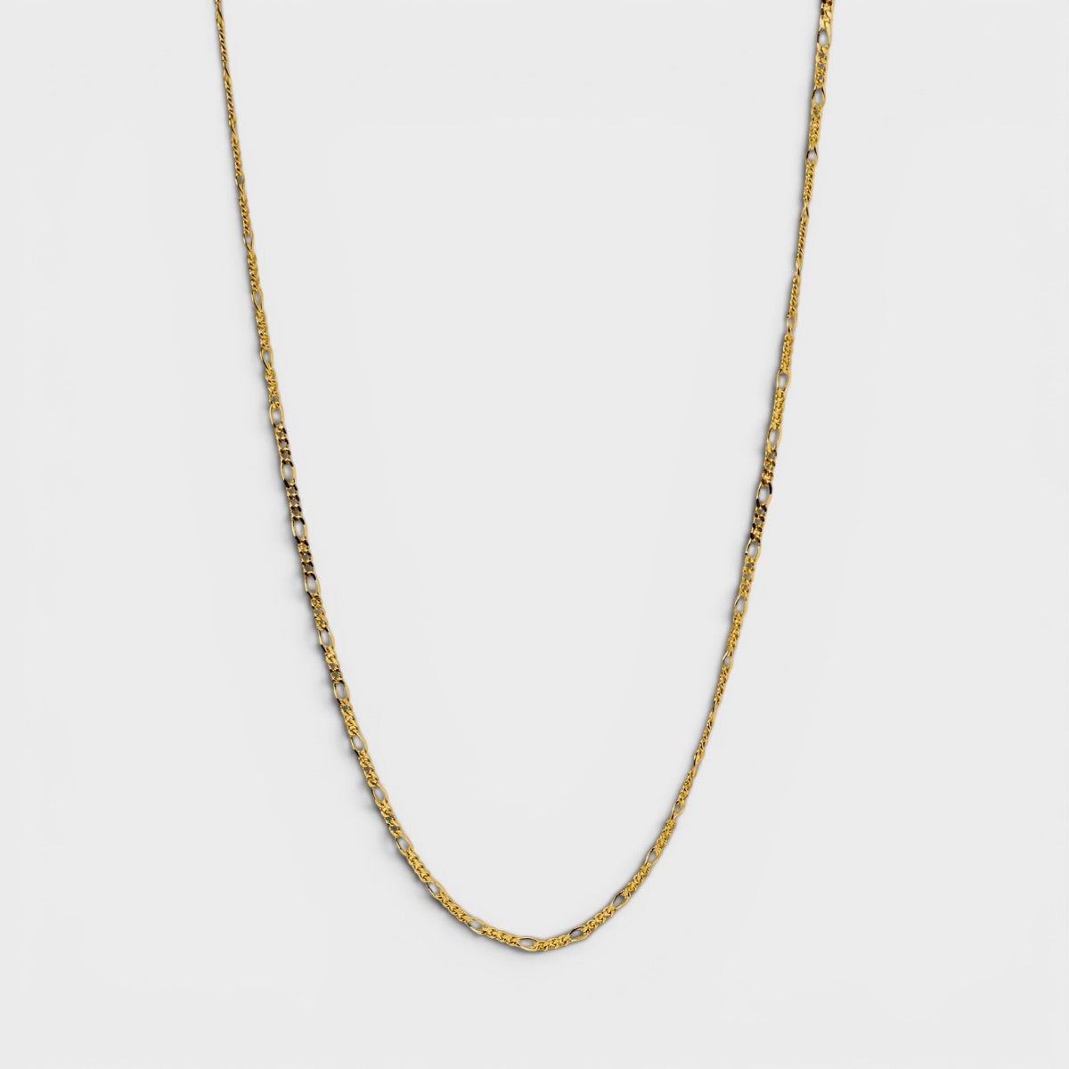 Gold Figaro Chain | 1.7mm | 18K Gold Plated