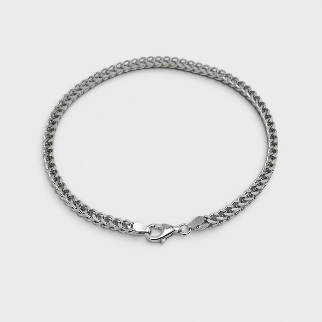 Silver Franco Chain Bracelet